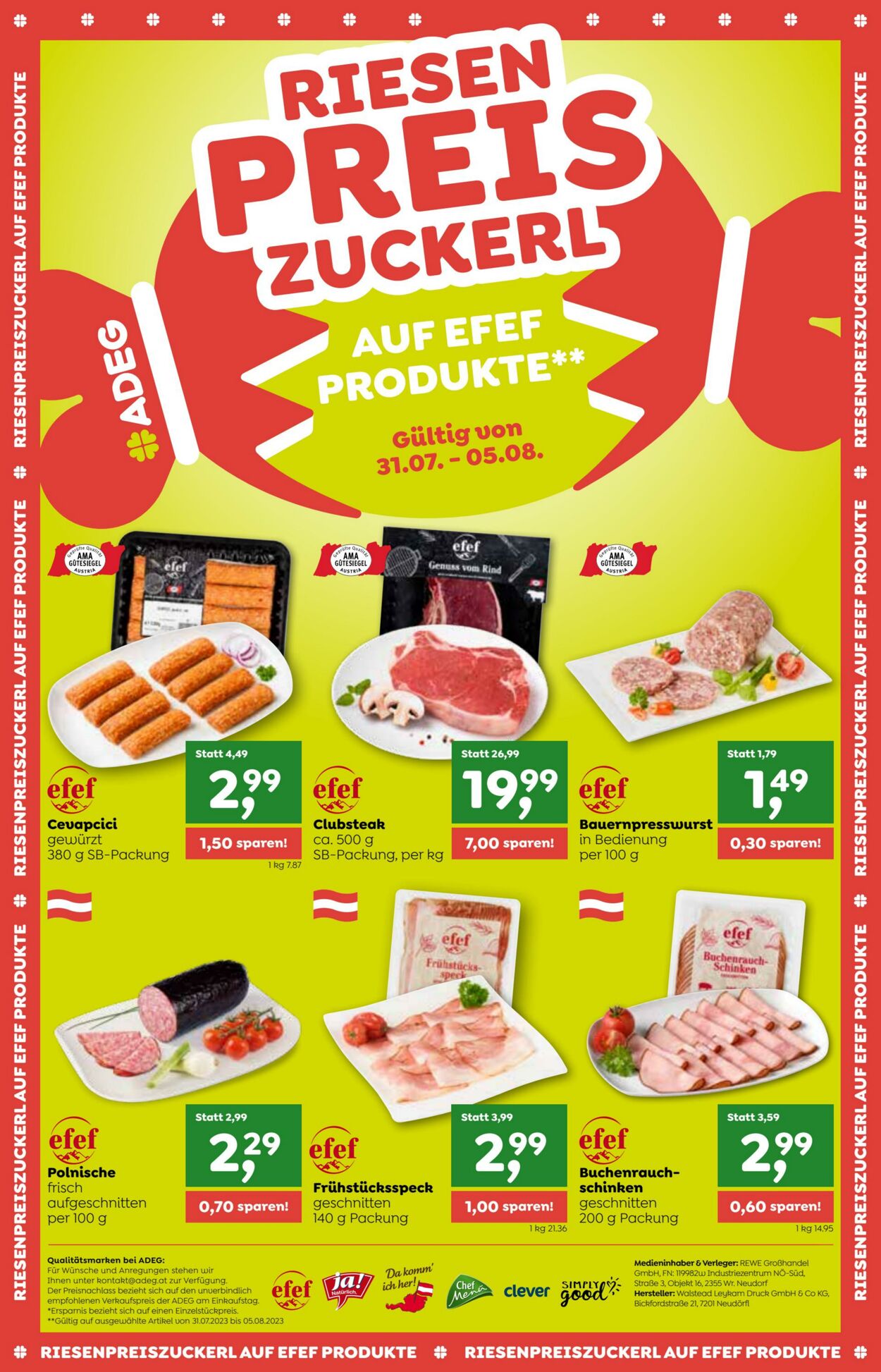 Prospekt Adeg 31.07.2023 - 05.08.2023