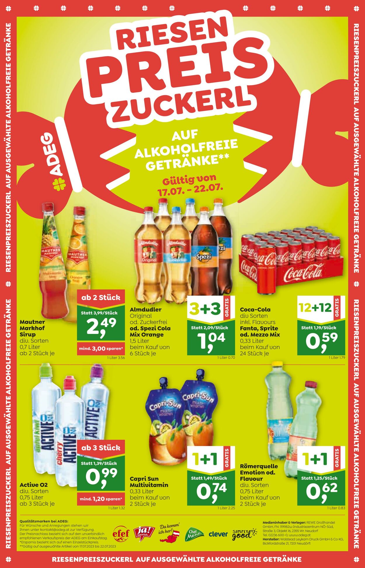Prospekt Adeg 17.07.2023 - 22.07.2023
