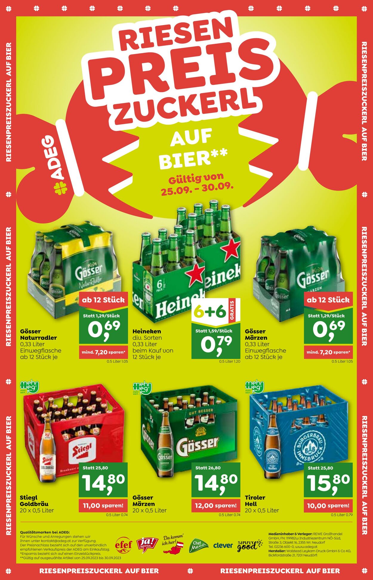 Prospekt Adeg 25.09.2023 - 30.09.2023