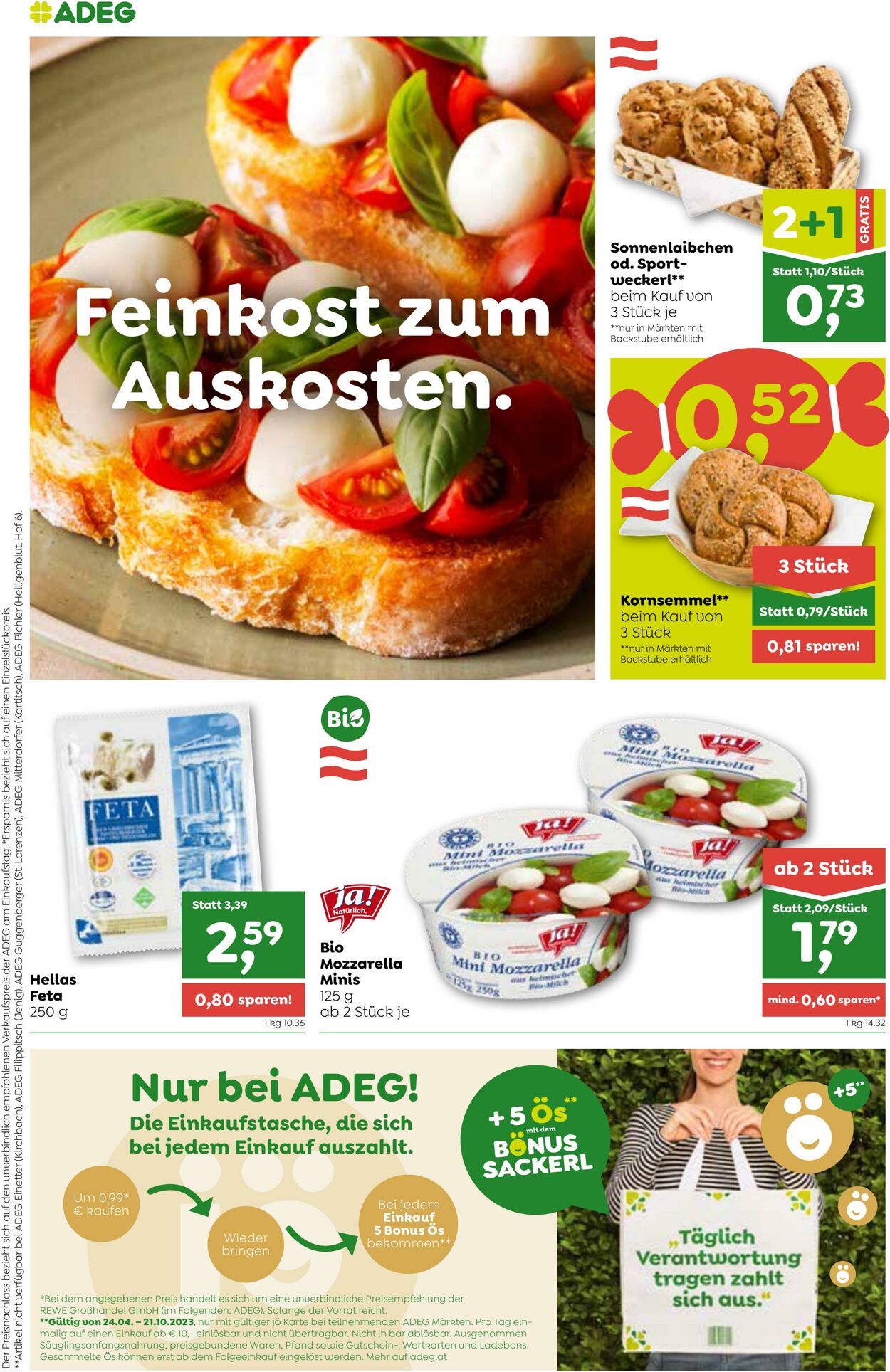 Prospekt Adeg 25.09.2023 - 30.09.2023