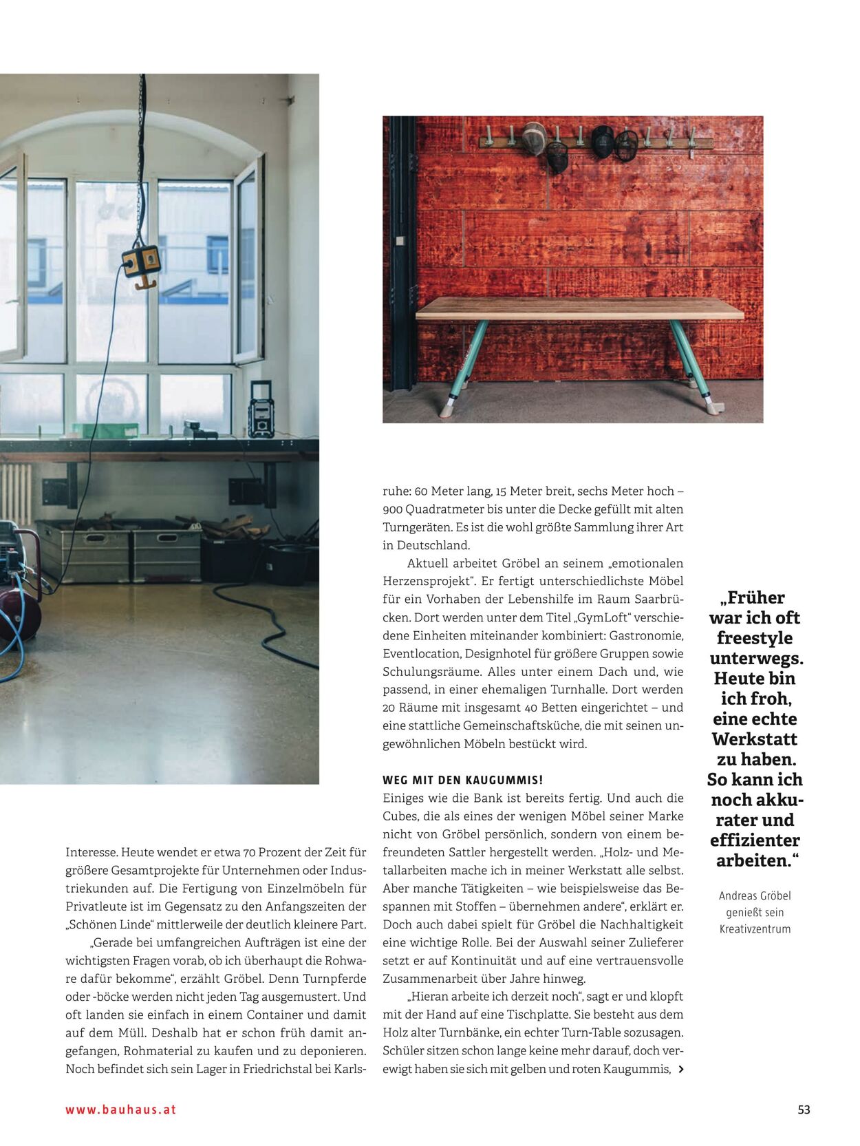 Prospekt Bauhaus 01.01.2023 - 31.03.2023