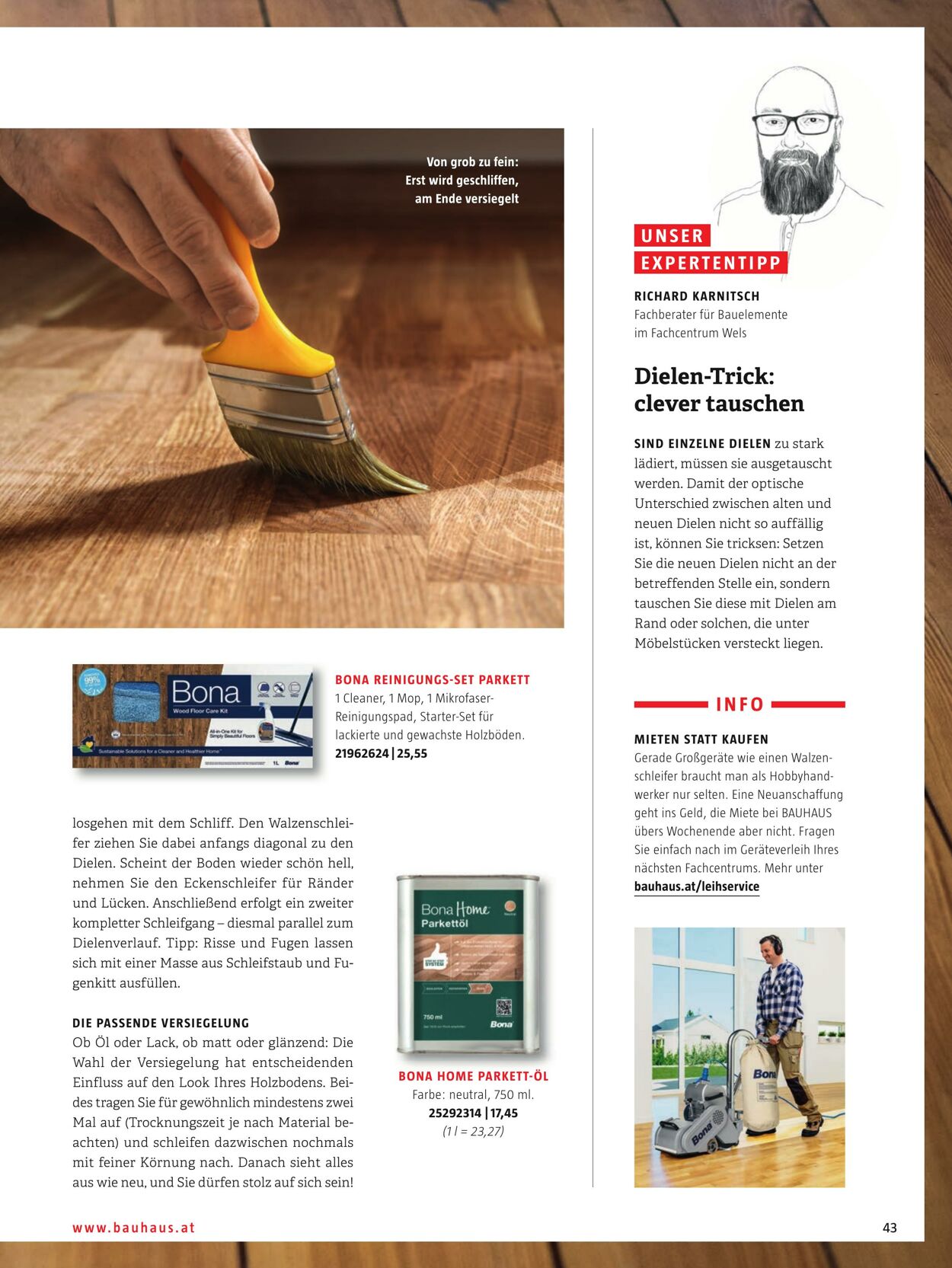 Prospekt Bauhaus 01.01.2023 - 31.03.2023