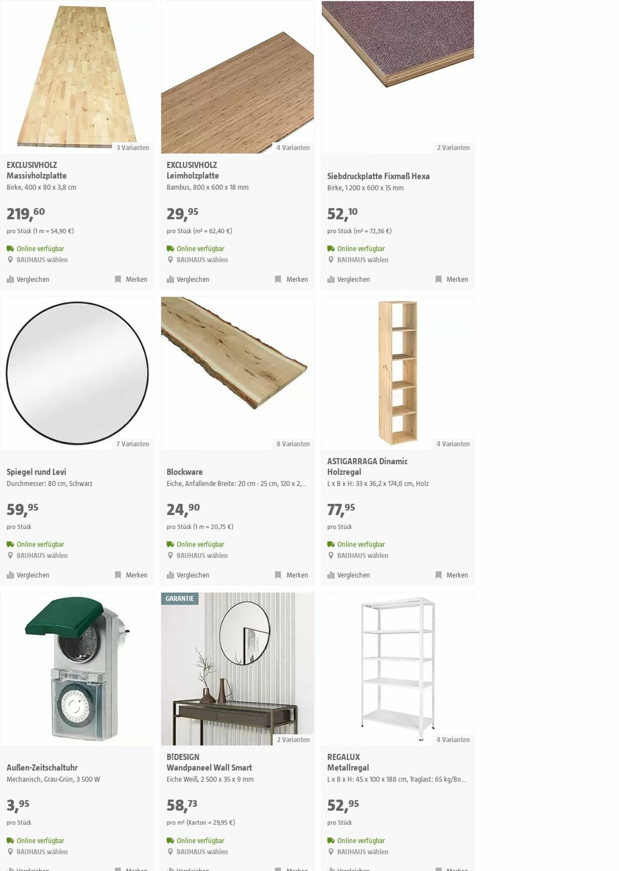 Prospekt Bauhaus 06.12.2023 - 19.12.2023