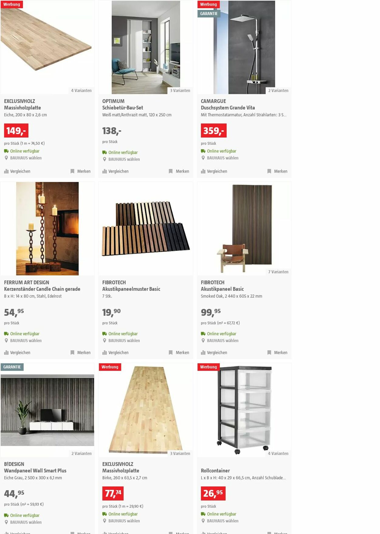 Prospekt Bauhaus 18.10.2023 - 31.10.2023