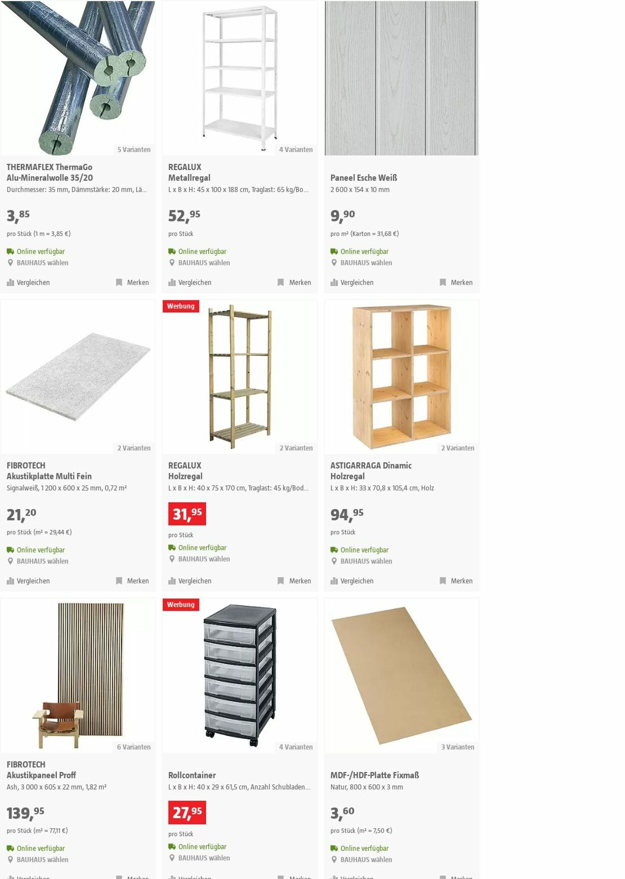 Prospekt Bauhaus 18.10.2023 - 31.10.2023