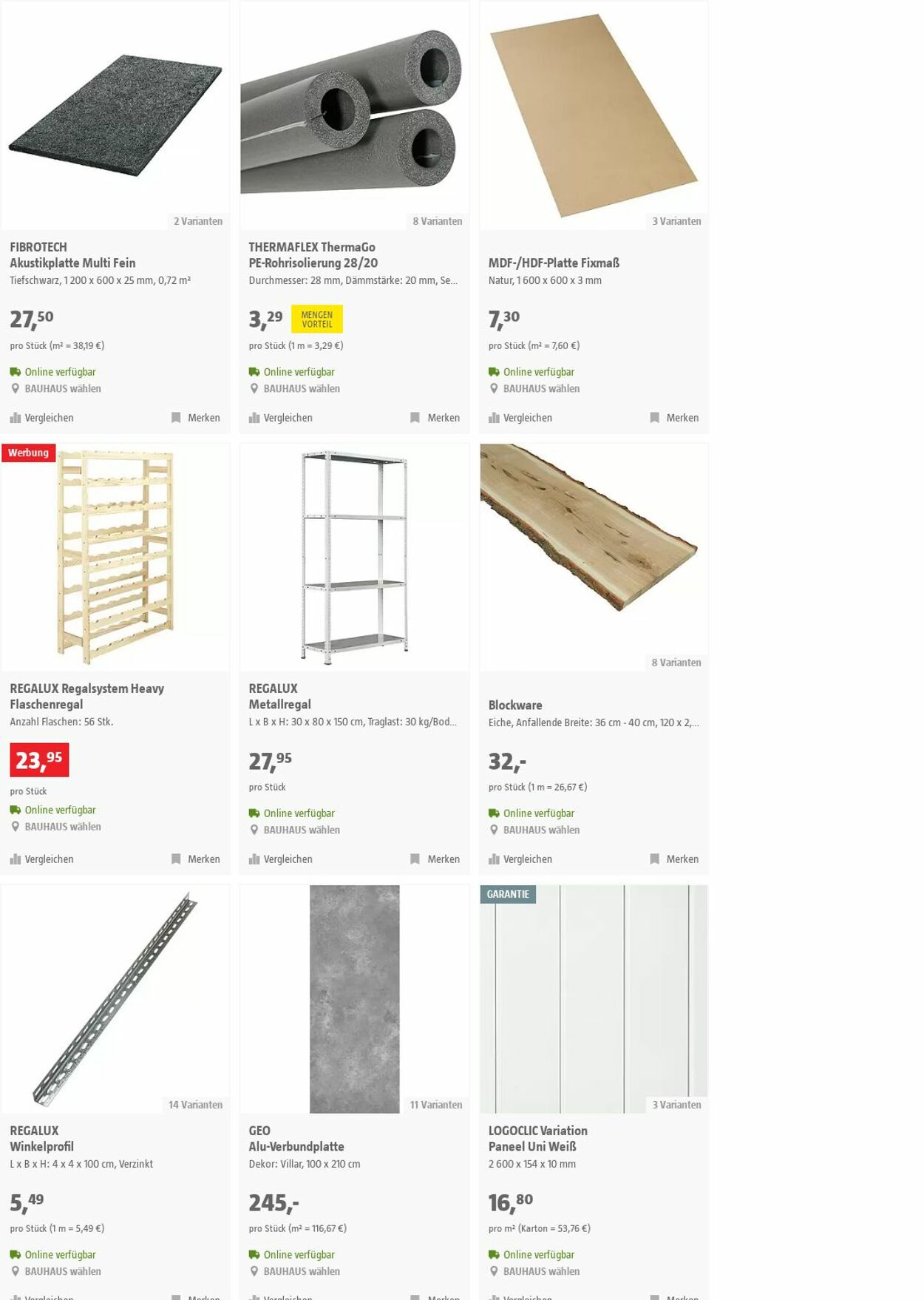 Prospekt Bauhaus 18.10.2023 - 31.10.2023