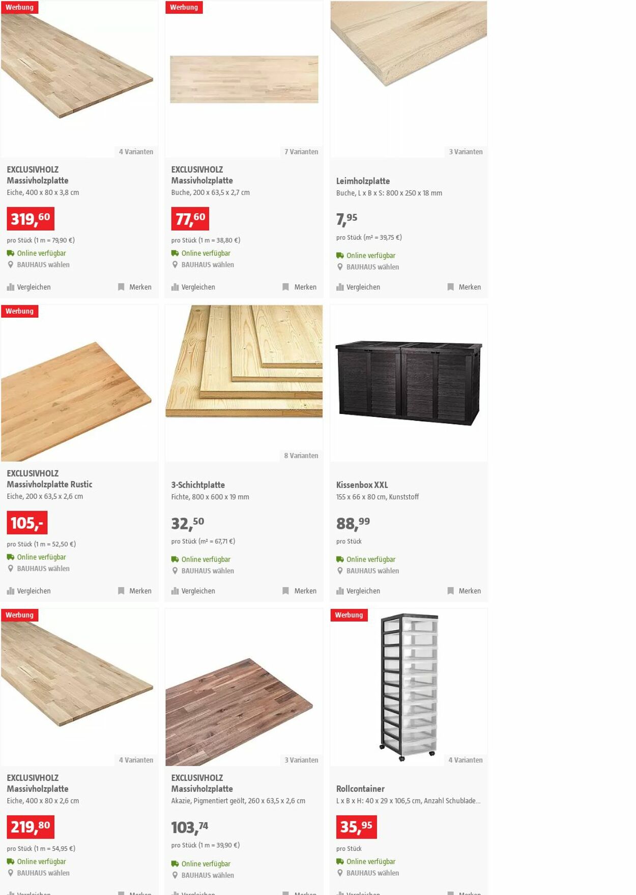 Prospekt Bauhaus 18.10.2023 - 31.10.2023