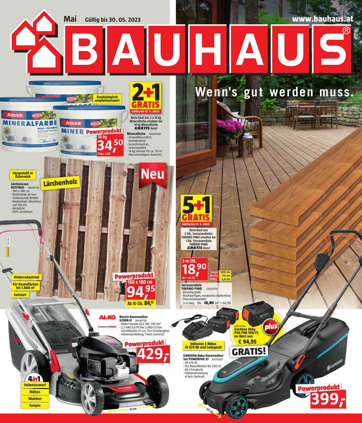 Prospekt Bauhaus 04.05.2023 - 30.05.2023