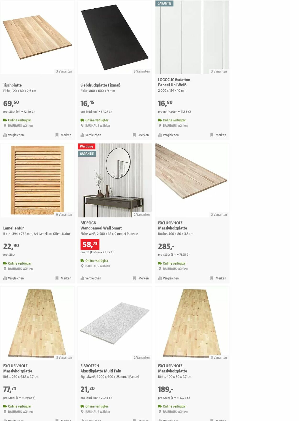 Prospekt Bauhaus 02.08.2023 - 15.08.2023