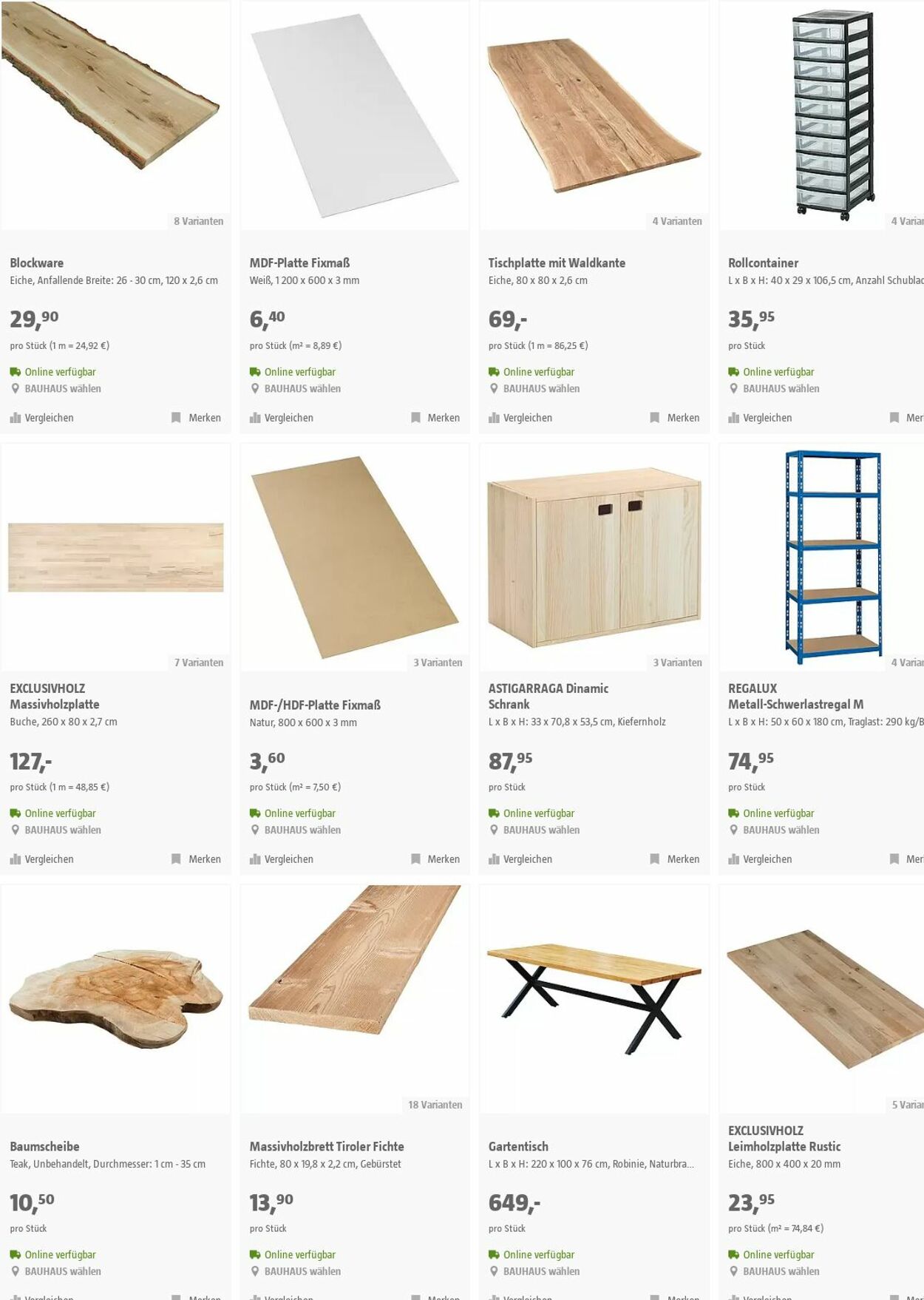 Prospekt Bauhaus 07.06.2023 - 20.06.2023