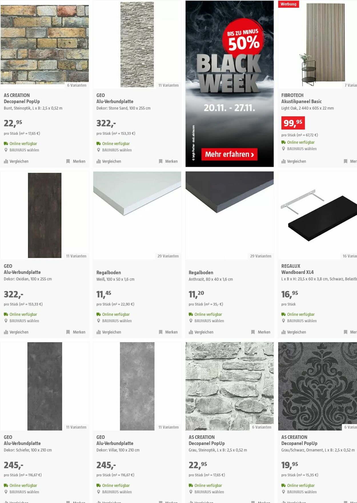 Prospekt Bauhaus 15.11.2023 - 28.11.2023