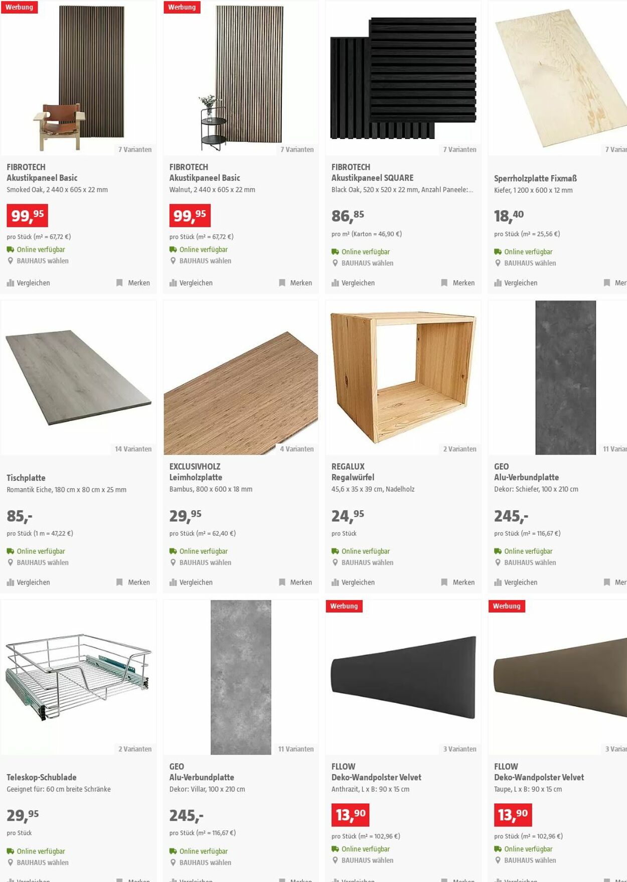 Prospekt Bauhaus 01.11.2023 - 14.11.2023