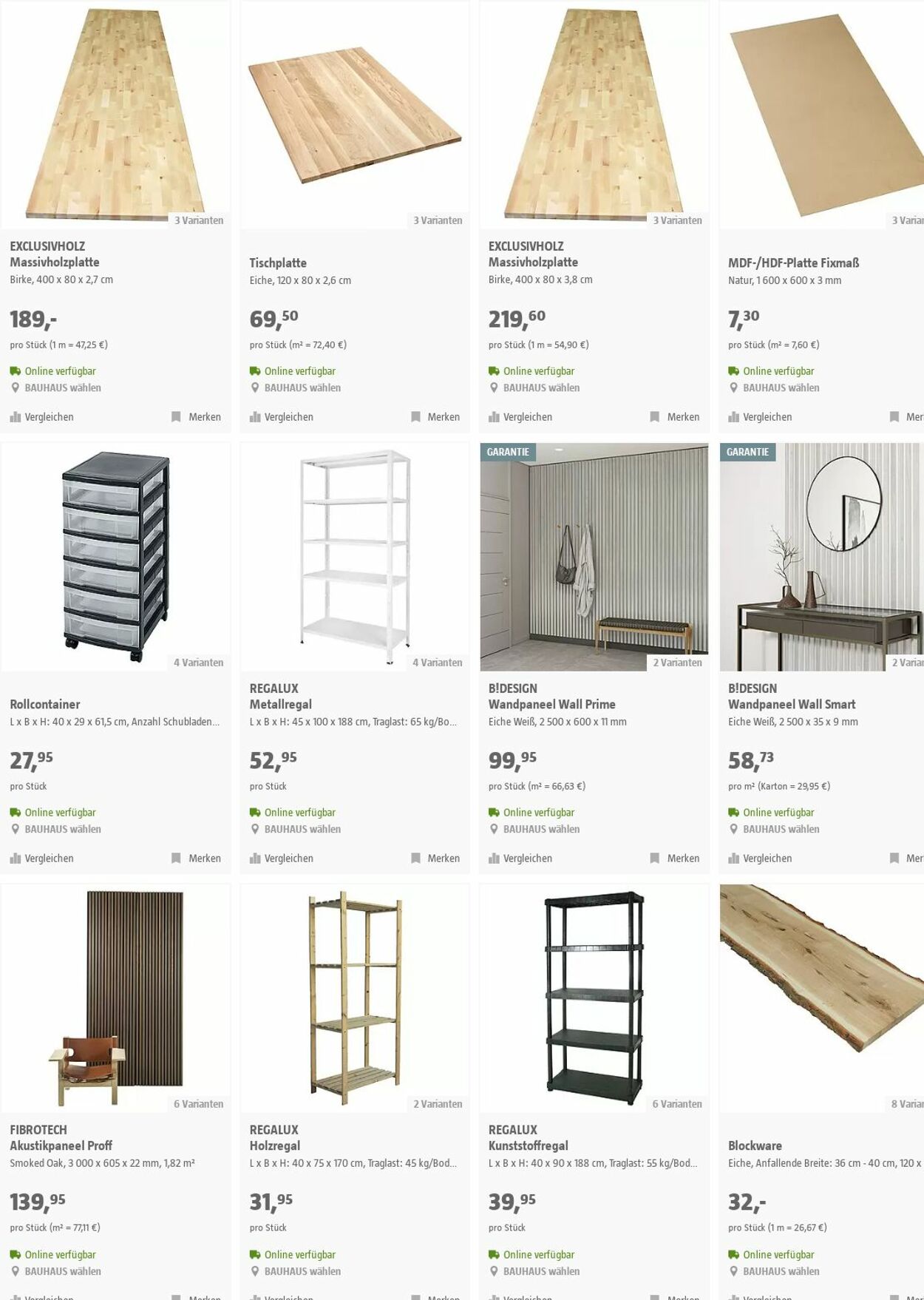 Prospekt Bauhaus 01.11.2023 - 14.11.2023