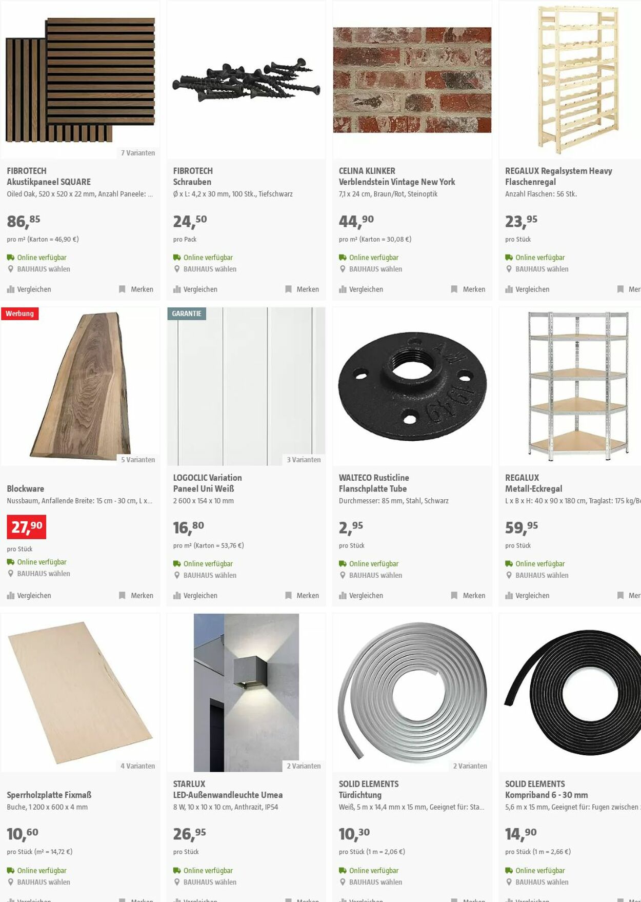 Prospekt Bauhaus 01.11.2023 - 14.11.2023