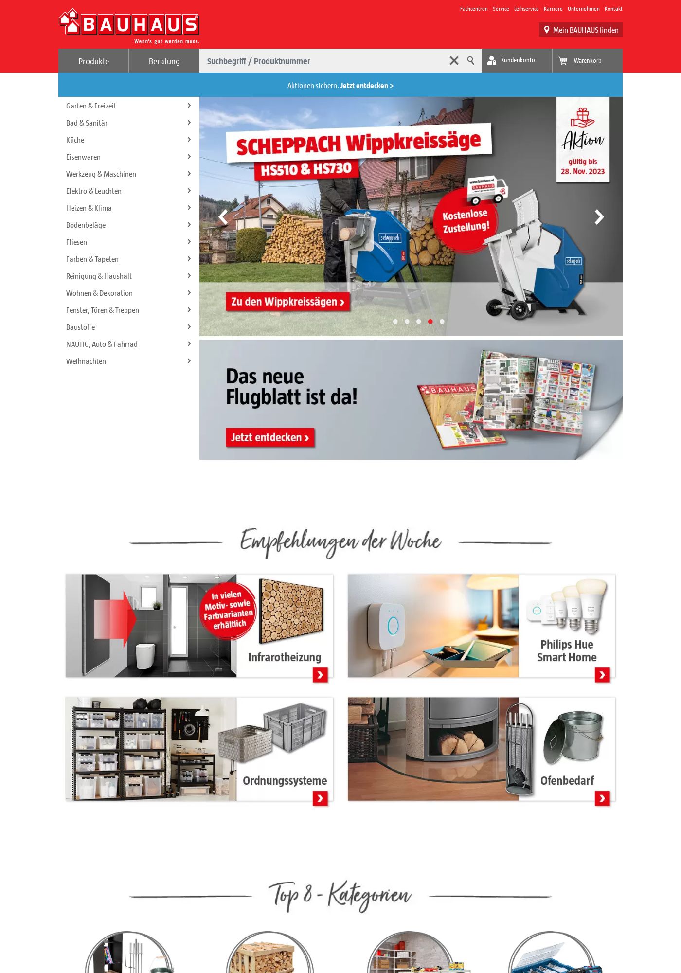 Prospekt Bauhaus 01.11.2023 - 14.11.2023