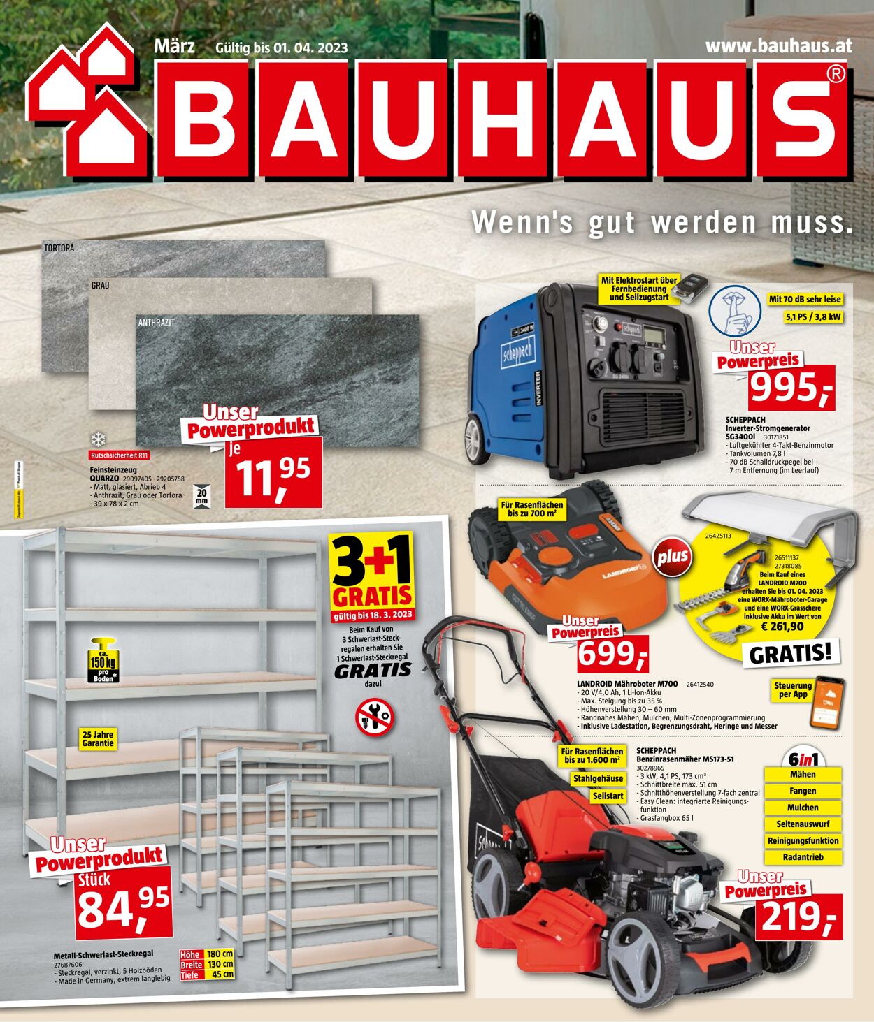 Prospekt Bauhaus 01.03.2023 - 01.04.2023
