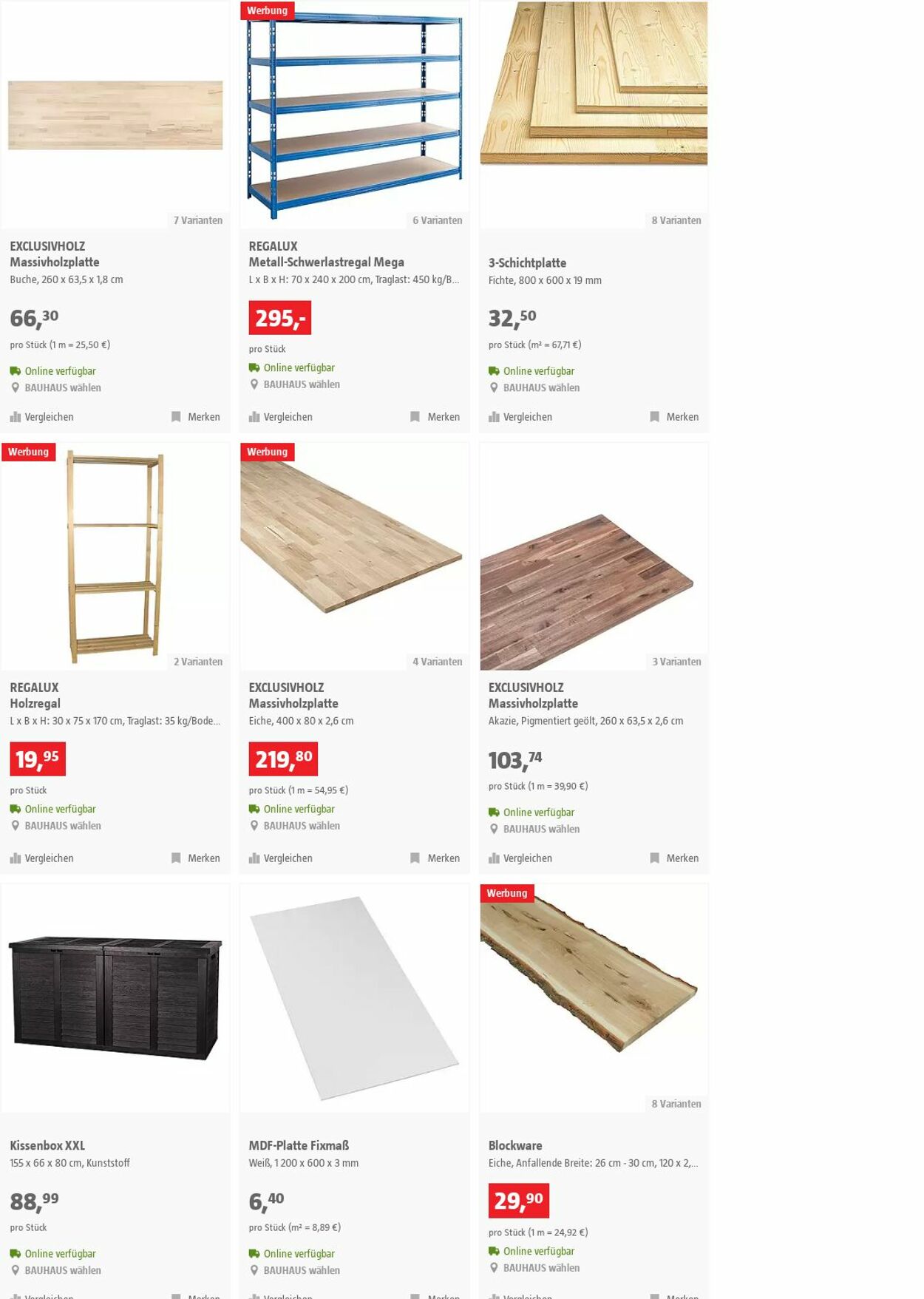 Prospekt Bauhaus 25.10.2023 - 07.11.2023