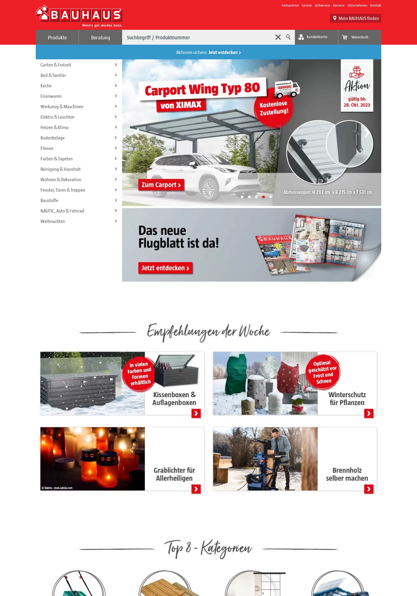 Prospekt Bauhaus 25.10.2023 - 07.11.2023