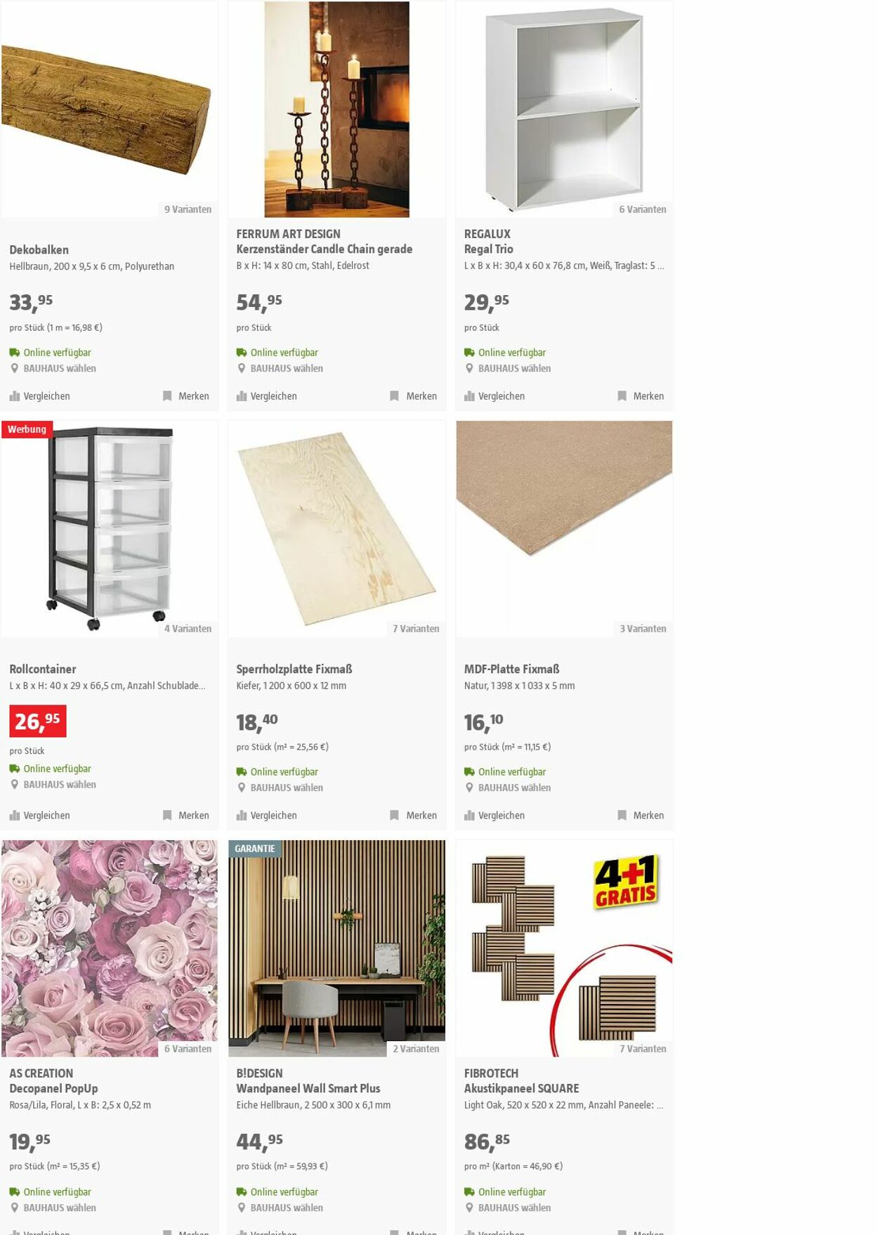 Prospekt Bauhaus 25.10.2023 - 07.11.2023