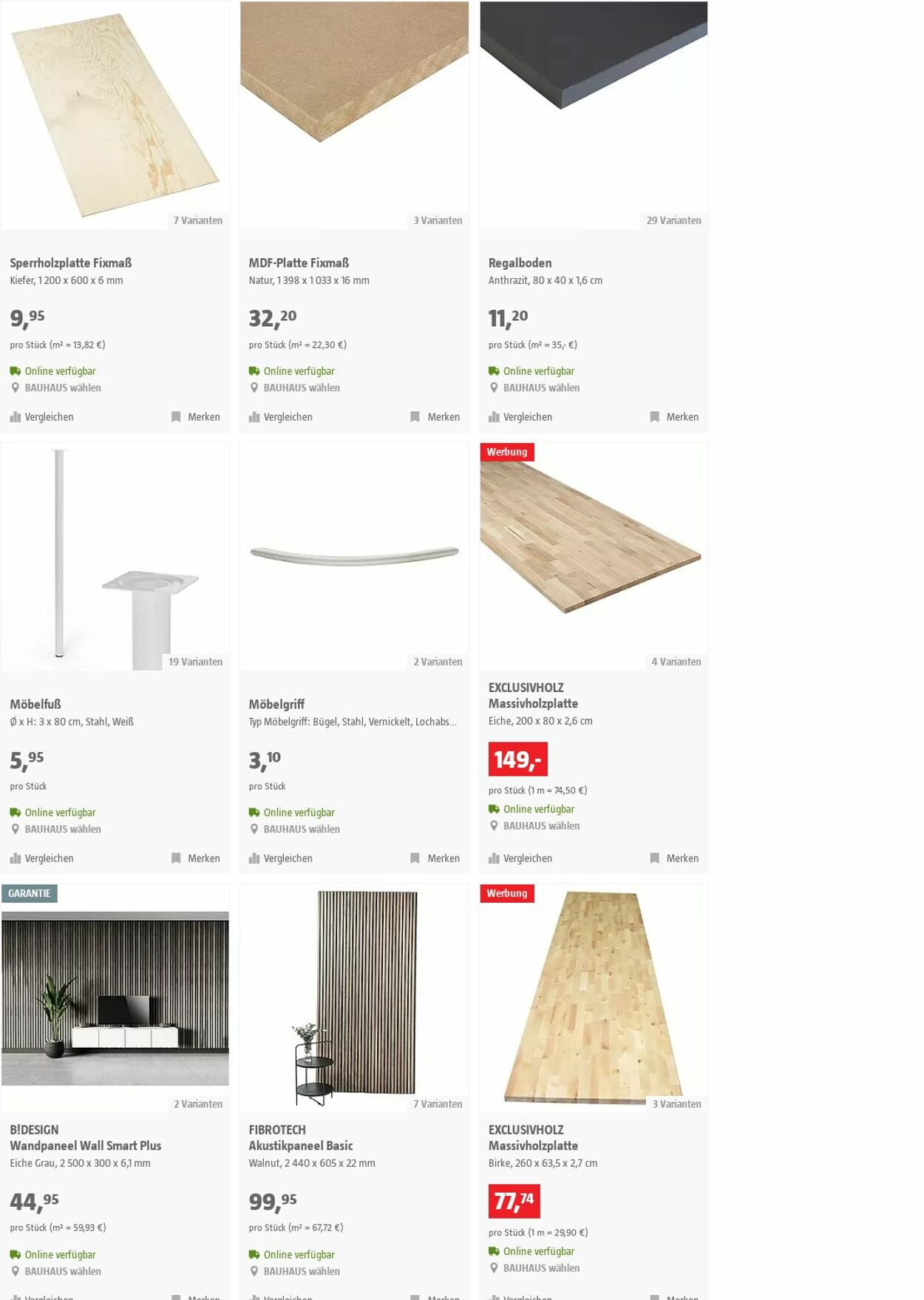 Prospekt Bauhaus 25.10.2023 - 07.11.2023