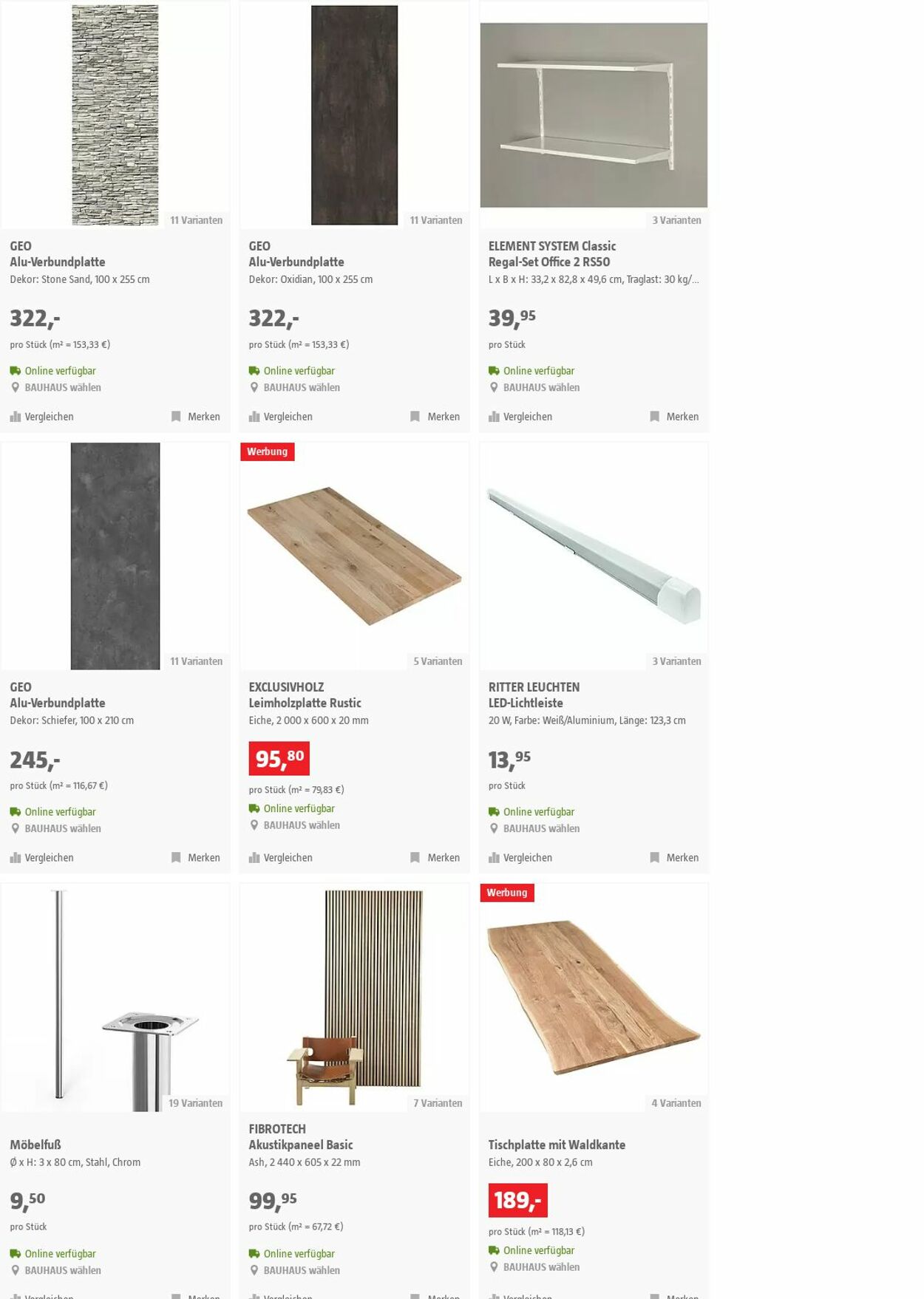 Prospekt Bauhaus 25.10.2023 - 07.11.2023