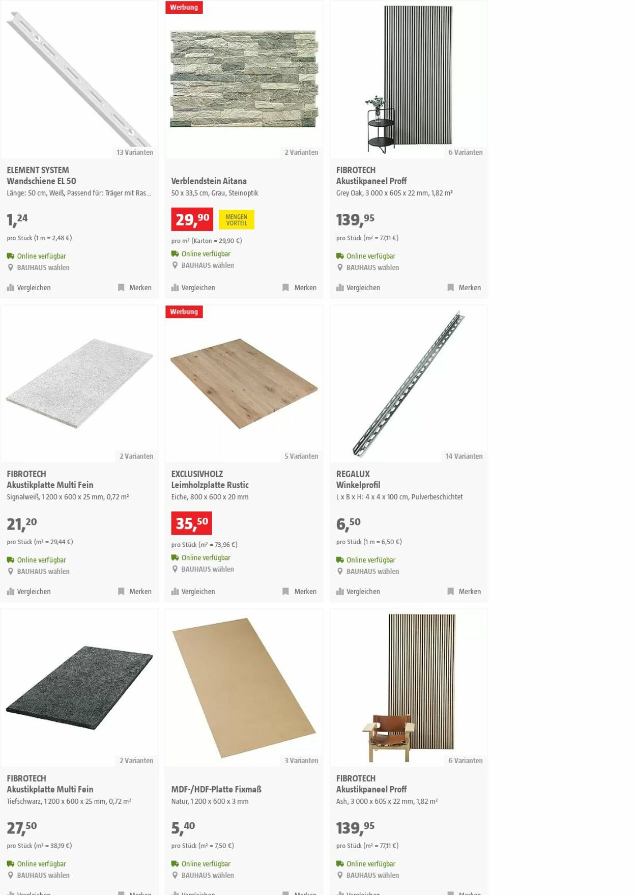 Prospekt Bauhaus 25.10.2023 - 07.11.2023