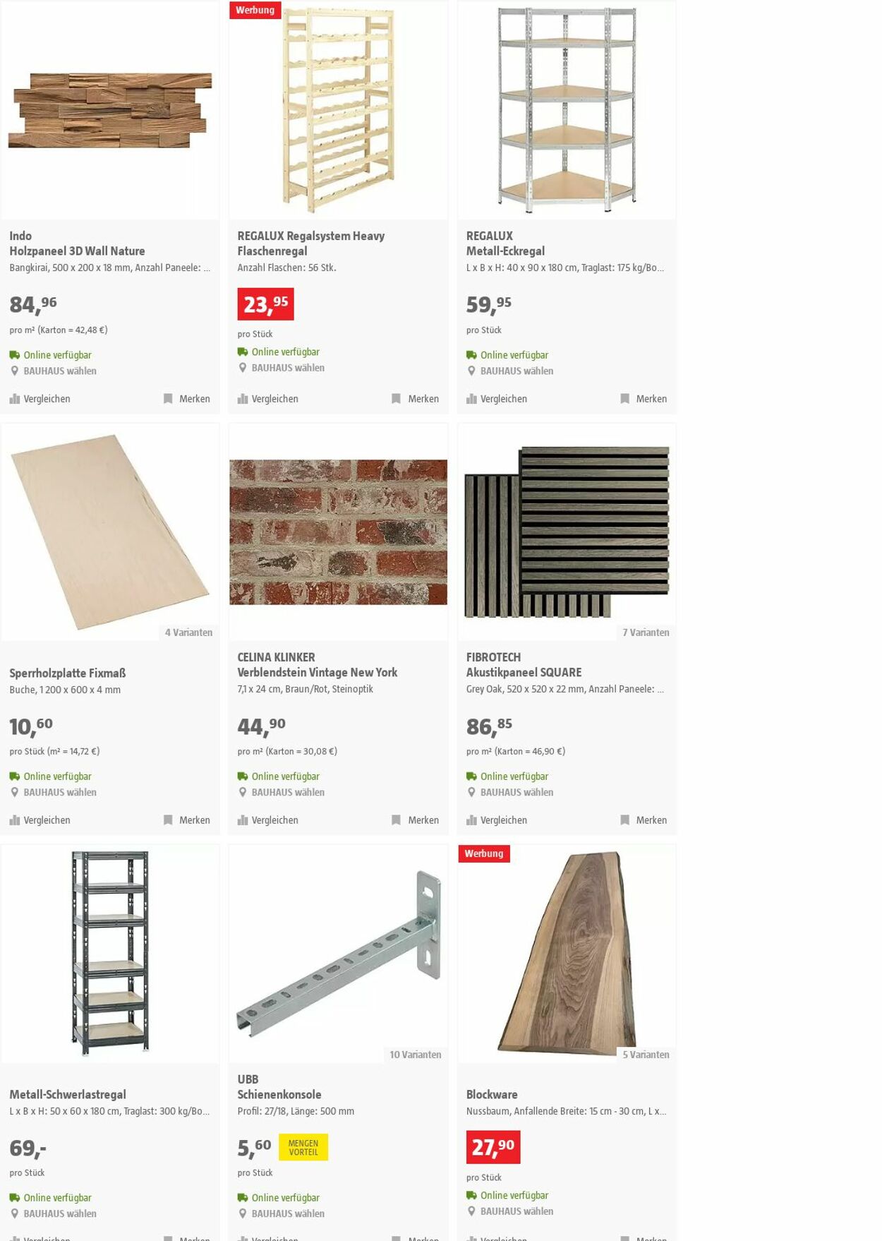 Prospekt Bauhaus 25.10.2023 - 07.11.2023