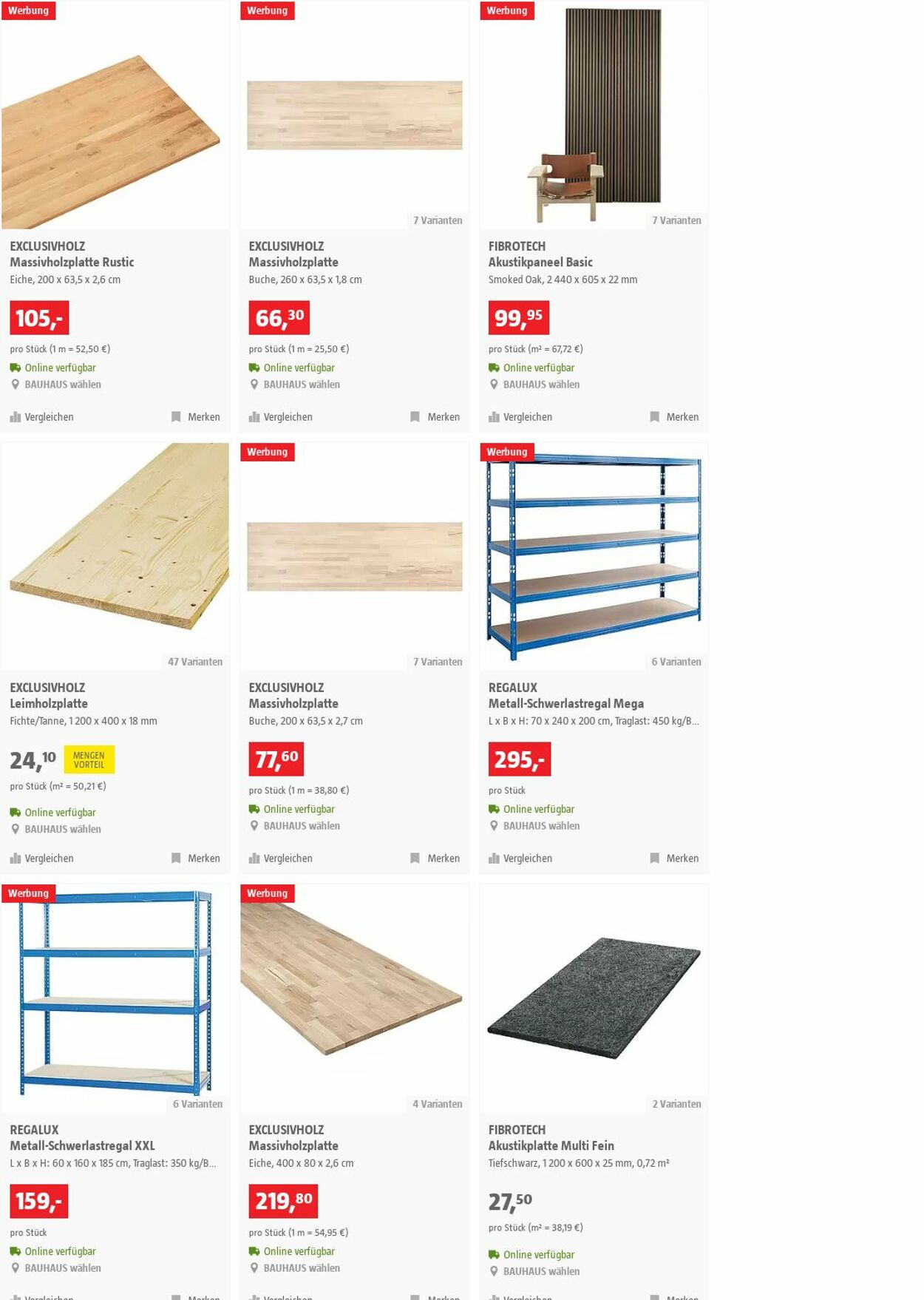 Prospekt Bauhaus 08.11.2023 - 21.11.2023