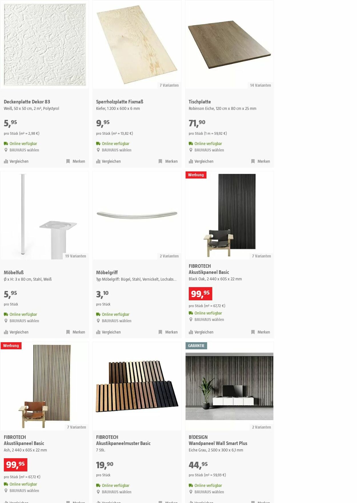 Prospekt Bauhaus 08.11.2023 - 21.11.2023
