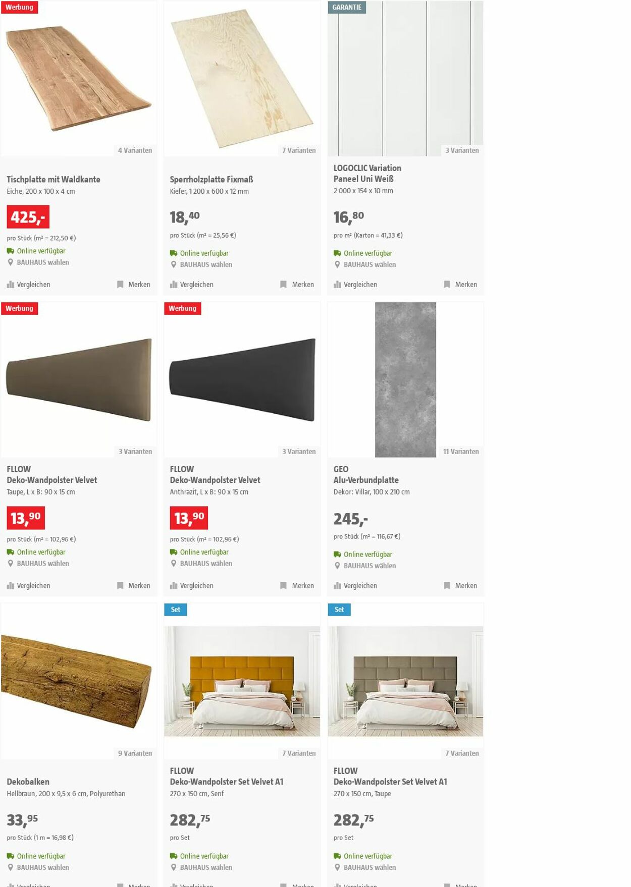 Prospekt Bauhaus 08.11.2023 - 21.11.2023