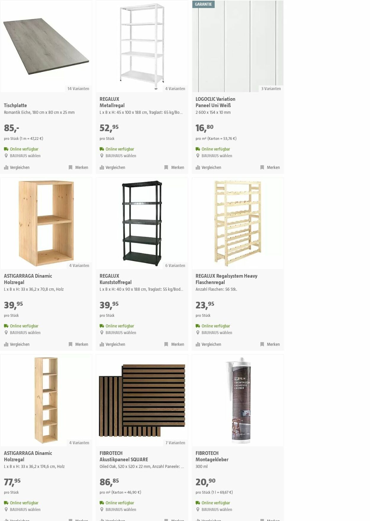 Prospekt Bauhaus 08.11.2023 - 21.11.2023