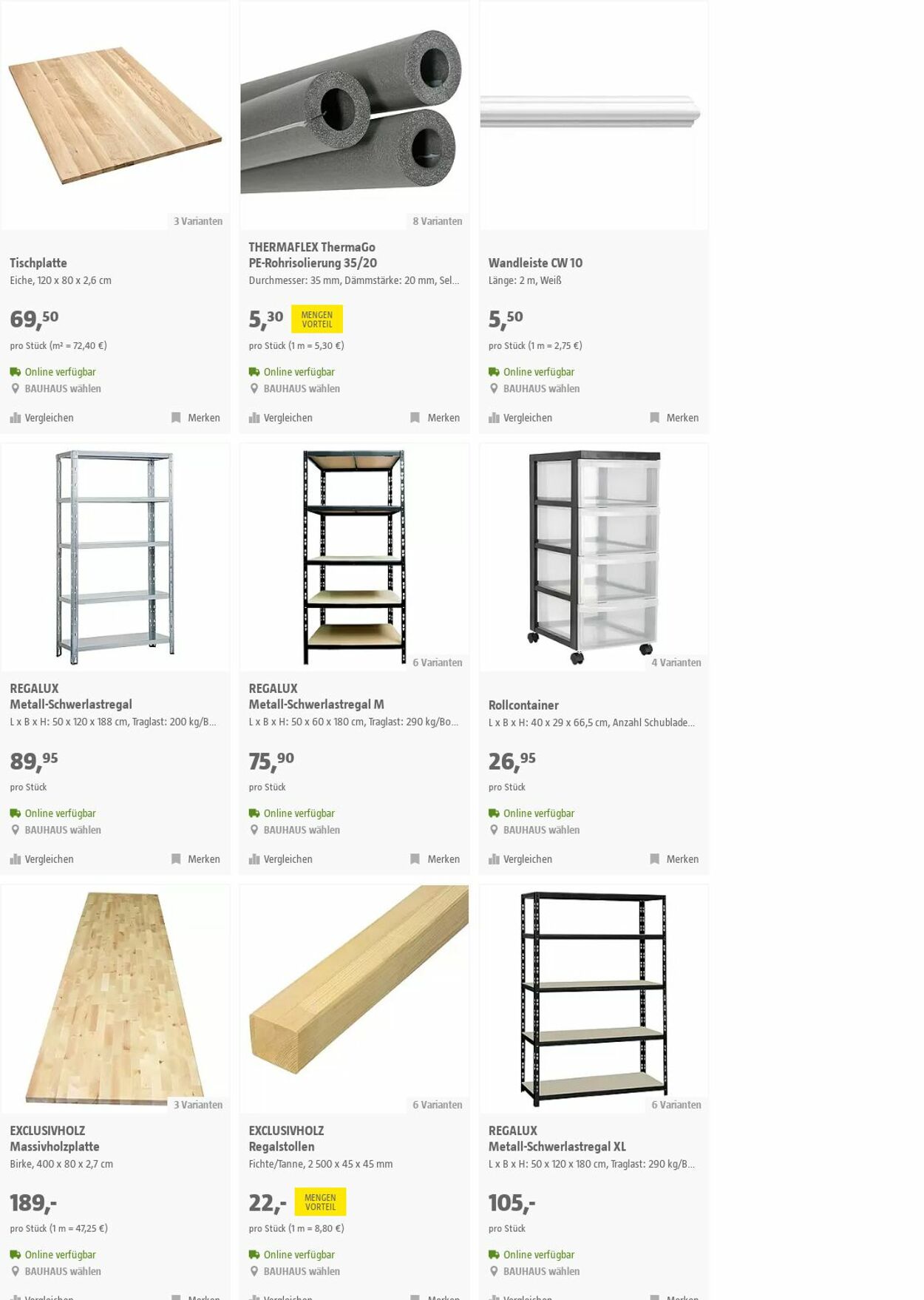 Prospekt Bauhaus 08.11.2023 - 21.11.2023