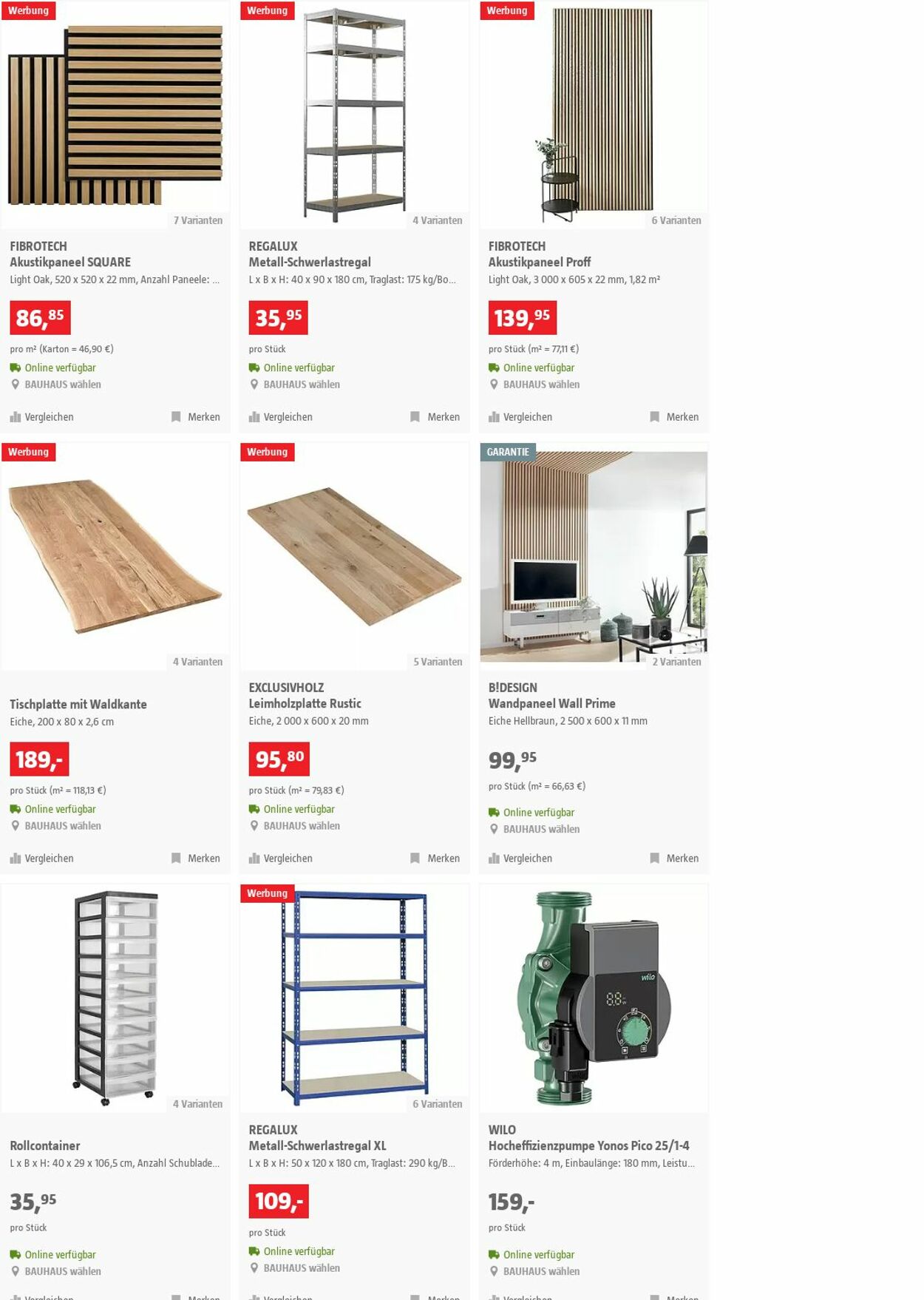 Prospekt Bauhaus 08.11.2023 - 21.11.2023