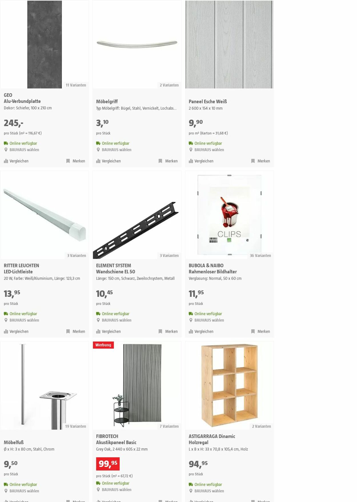 Prospekt Bauhaus 08.11.2023 - 21.11.2023