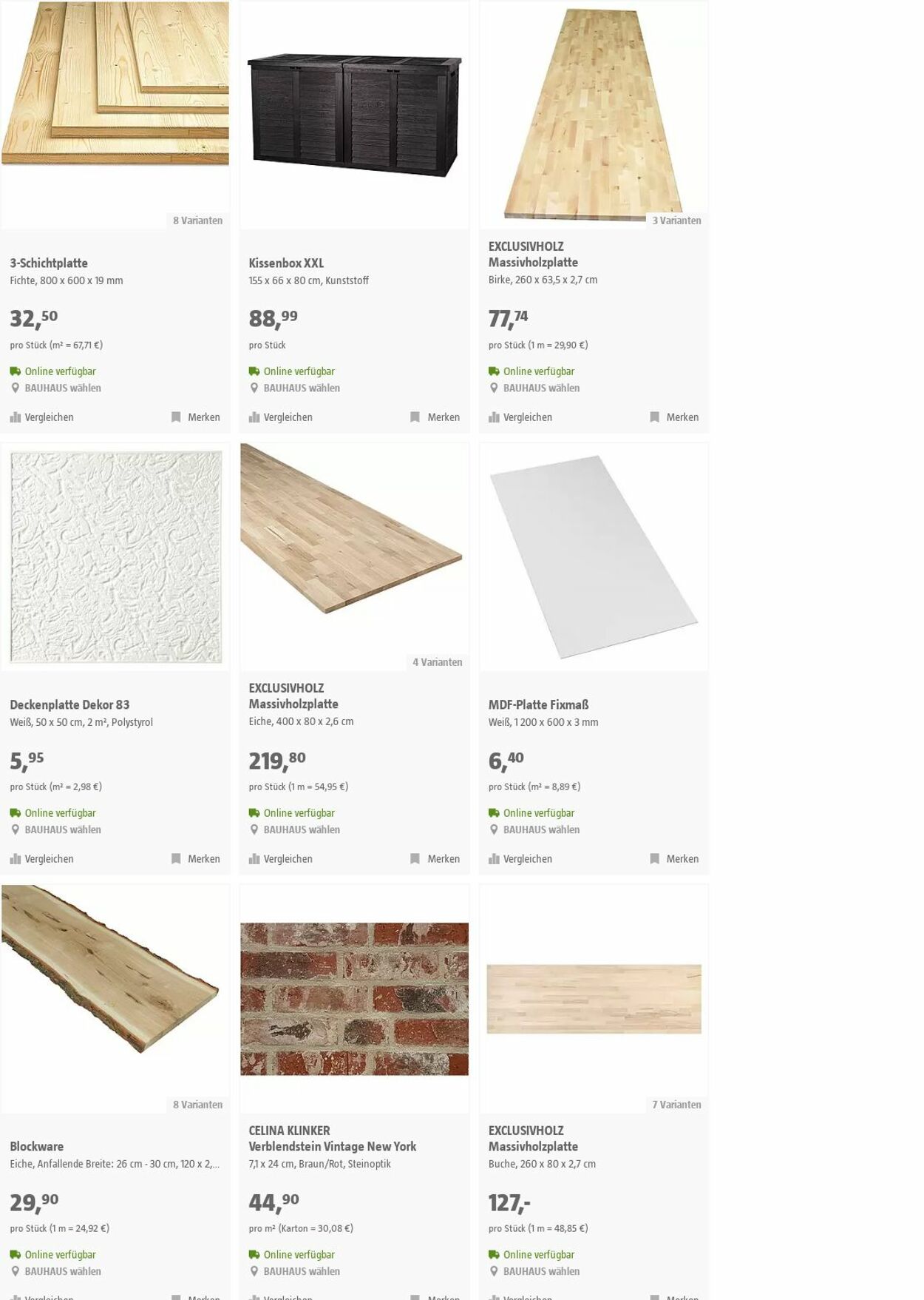 Prospekt Bauhaus 29.11.2023 - 12.12.2023