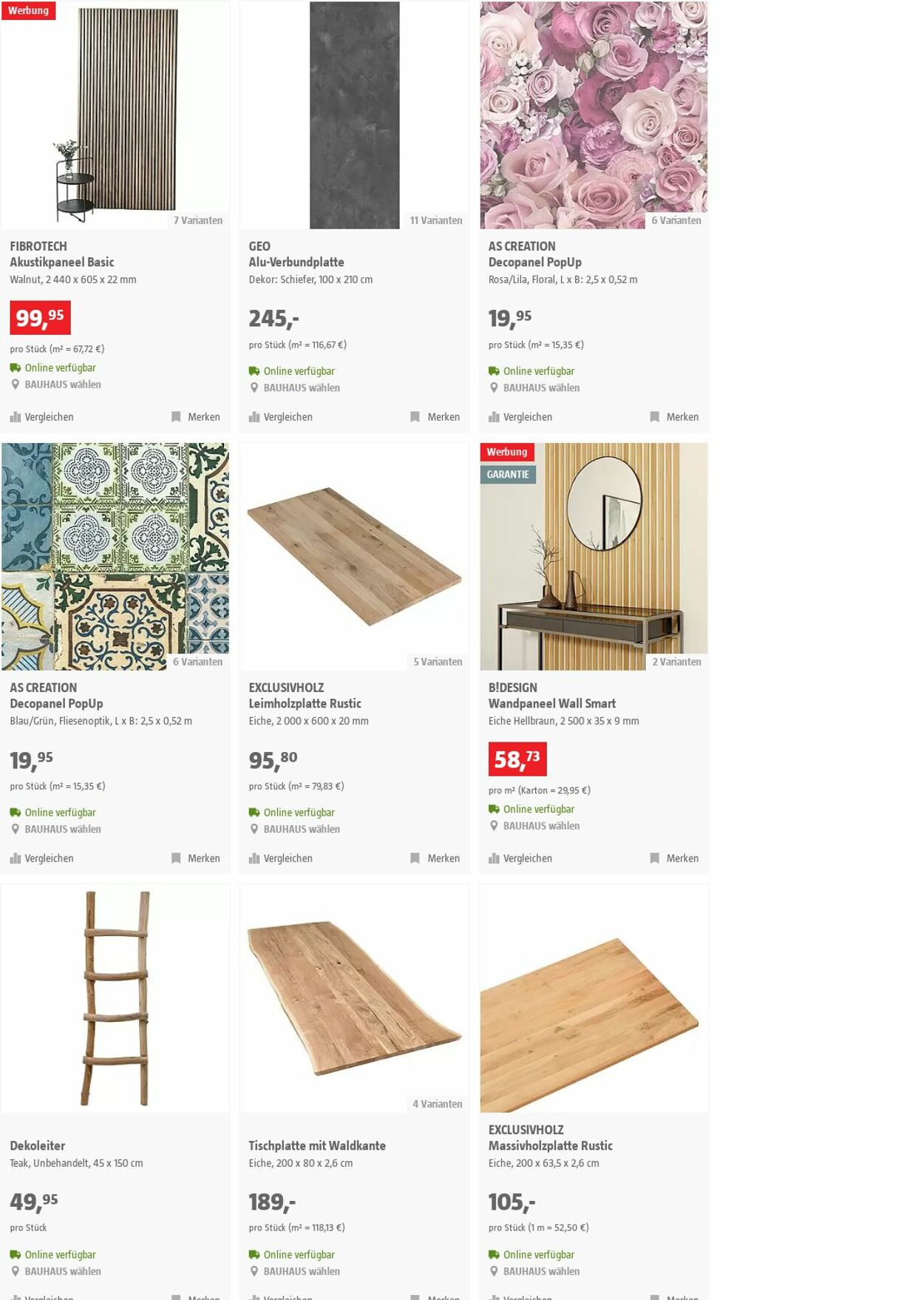 Prospekt Bauhaus 06.09.2023 - 19.09.2023
