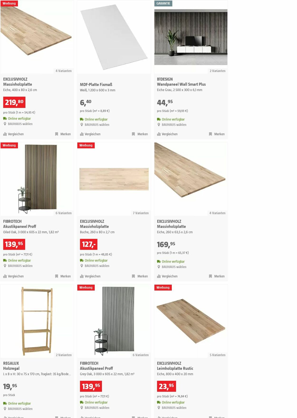 Prospekt Bauhaus 22.11.2023 - 05.12.2023
