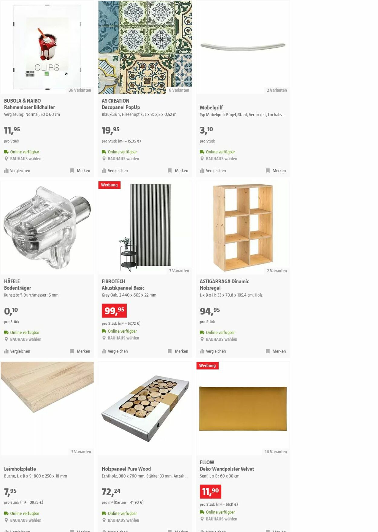 Prospekt Bauhaus 22.11.2023 - 05.12.2023