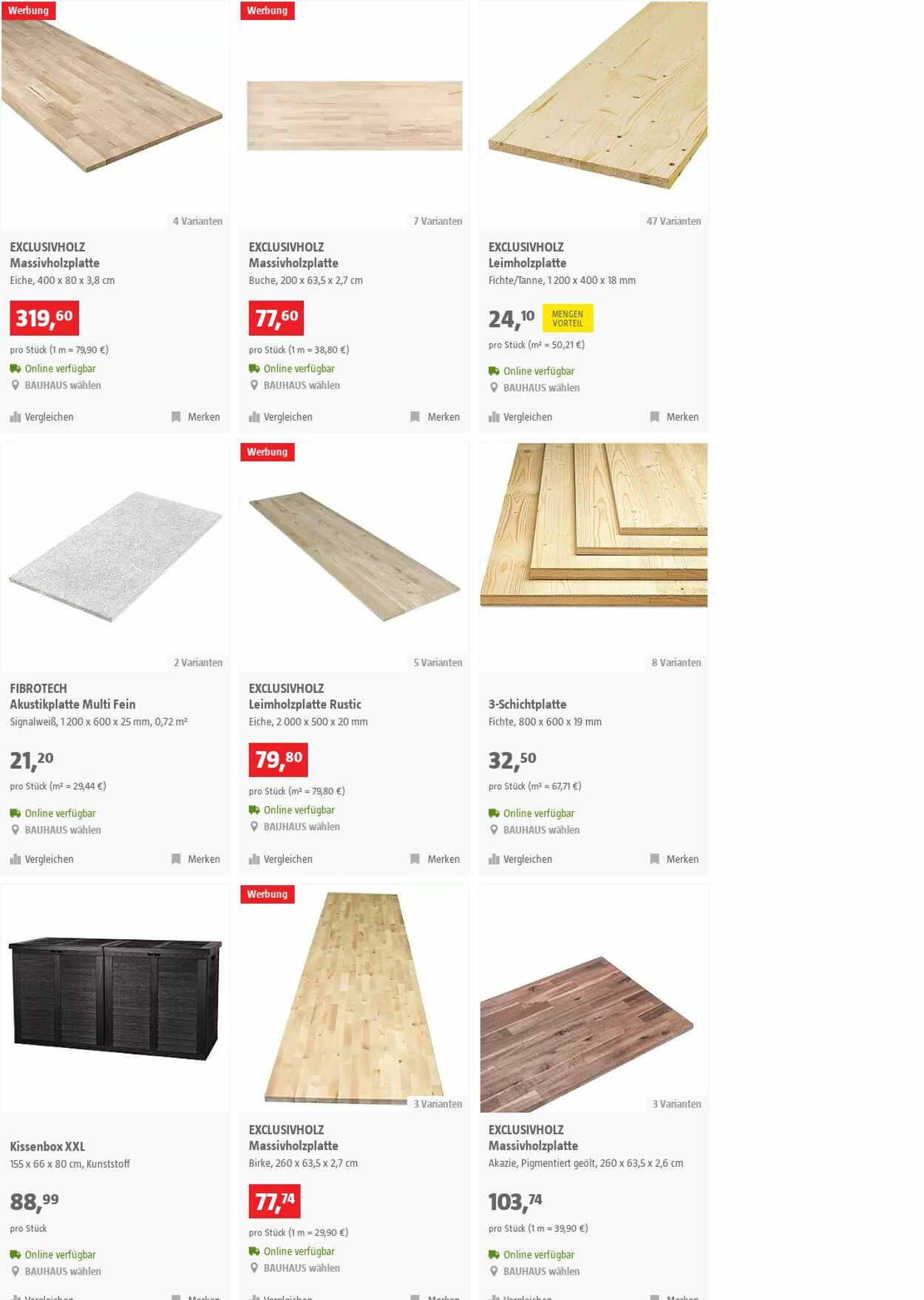 Prospekt Bauhaus 22.11.2023 - 05.12.2023