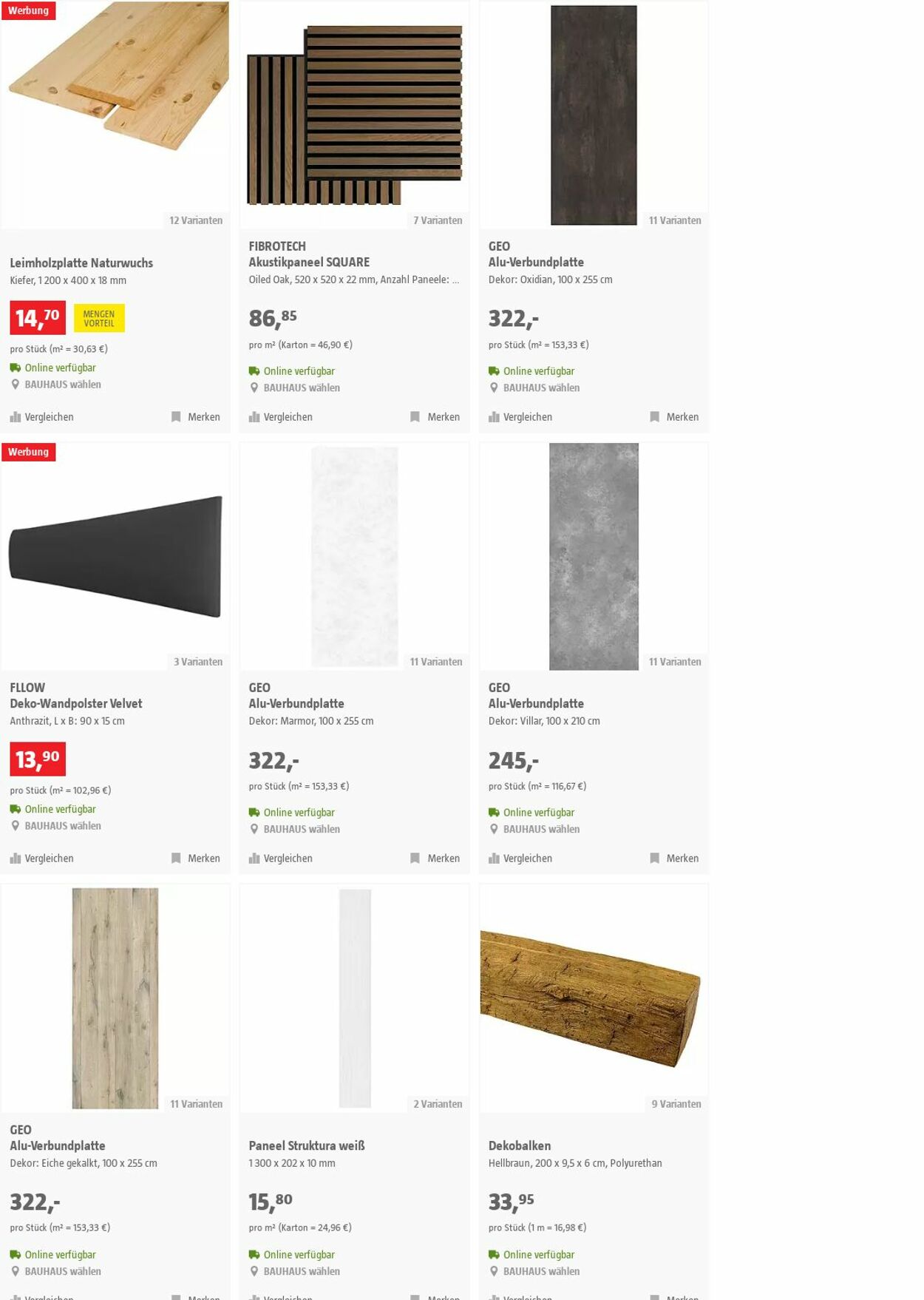 Prospekt Bauhaus 22.11.2023 - 05.12.2023