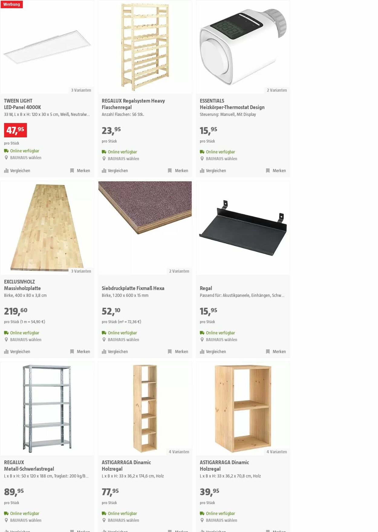 Prospekt Bauhaus 22.11.2023 - 05.12.2023