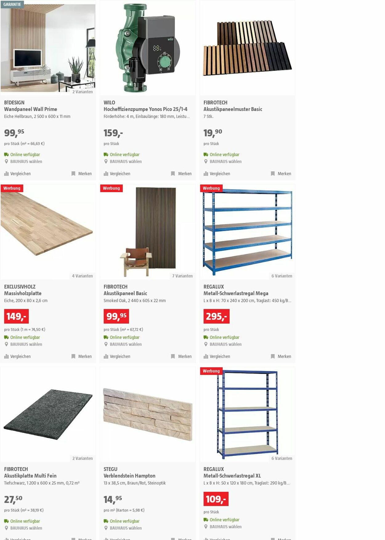 Prospekt Bauhaus 22.11.2023 - 05.12.2023