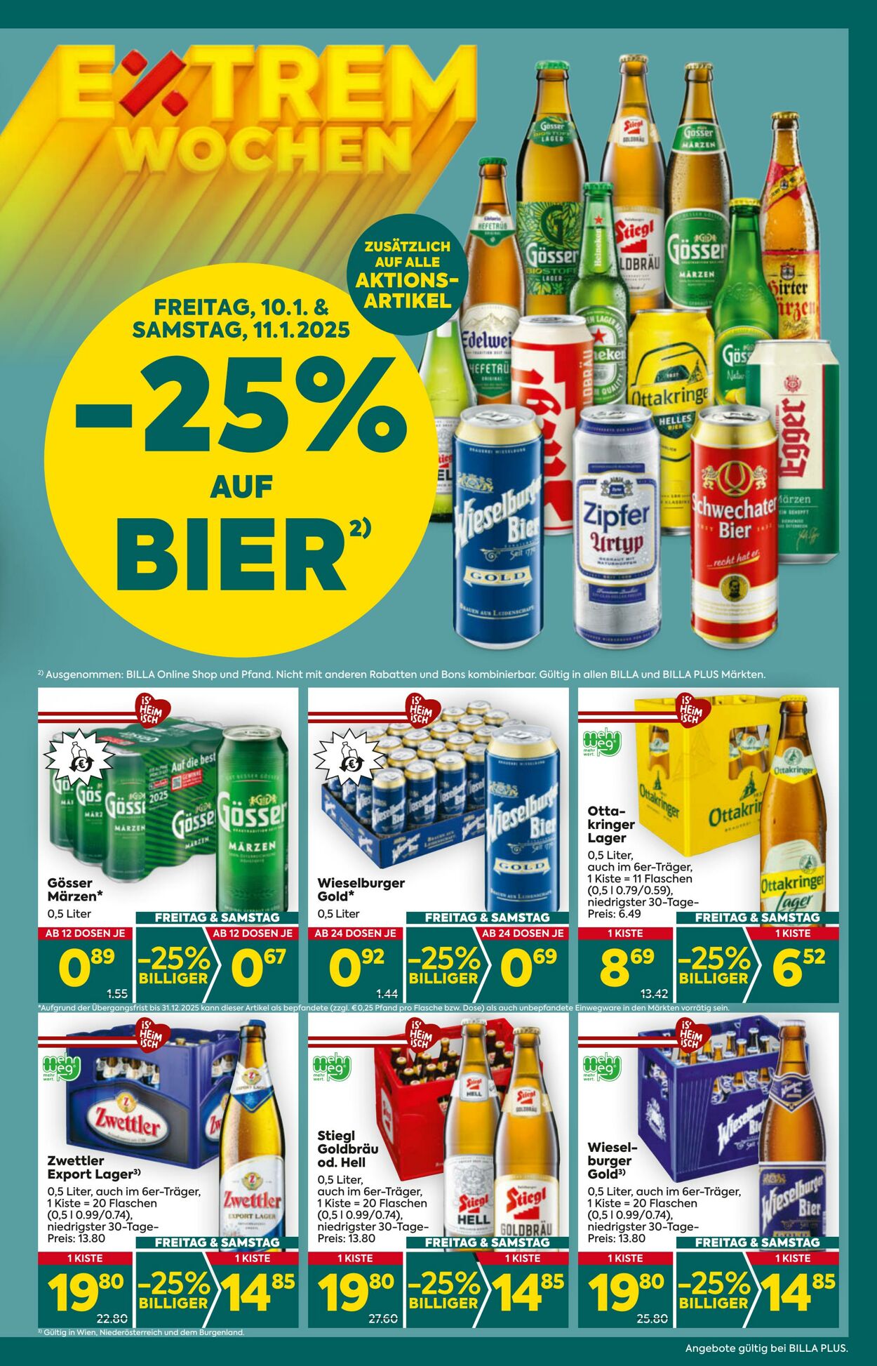 Prospekt BILLA PLUS 09.01.2025 - 15.01.2025