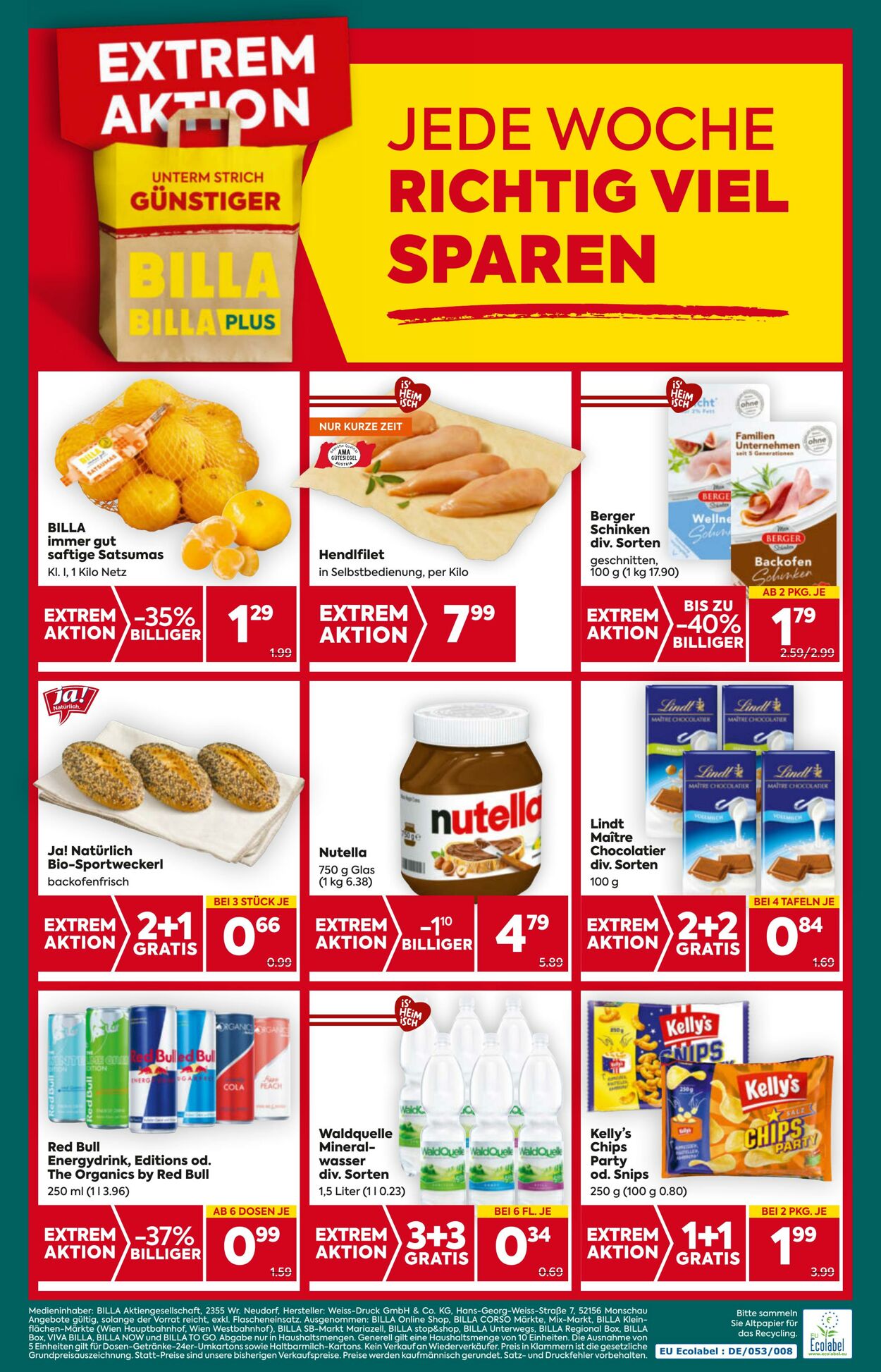 Prospekt BILLA PLUS 31.10.2024 - 06.11.2024