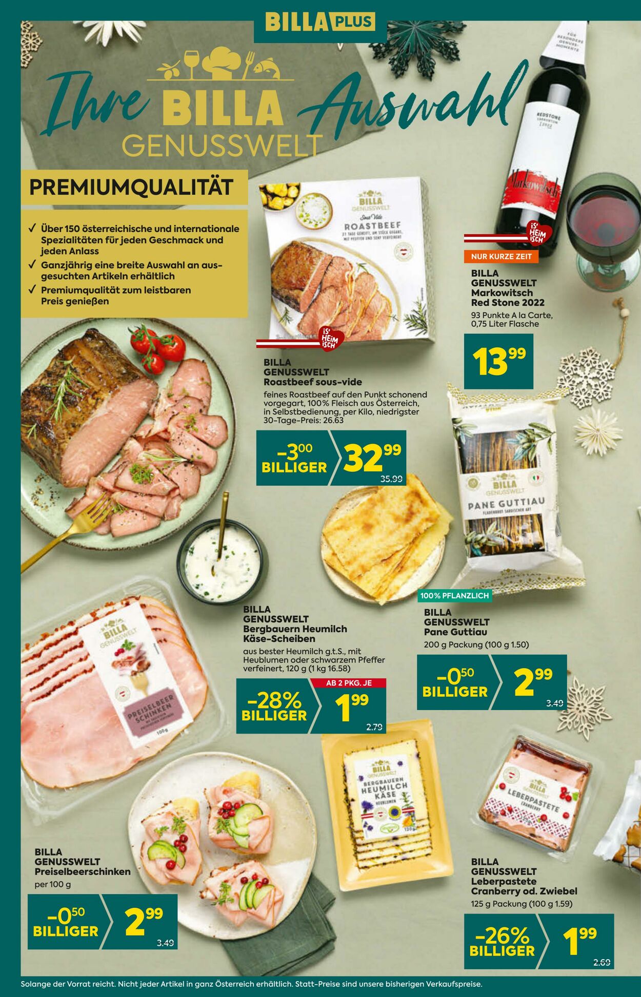 Prospekt BILLA PLUS 21.11.2024 - 27.11.2024