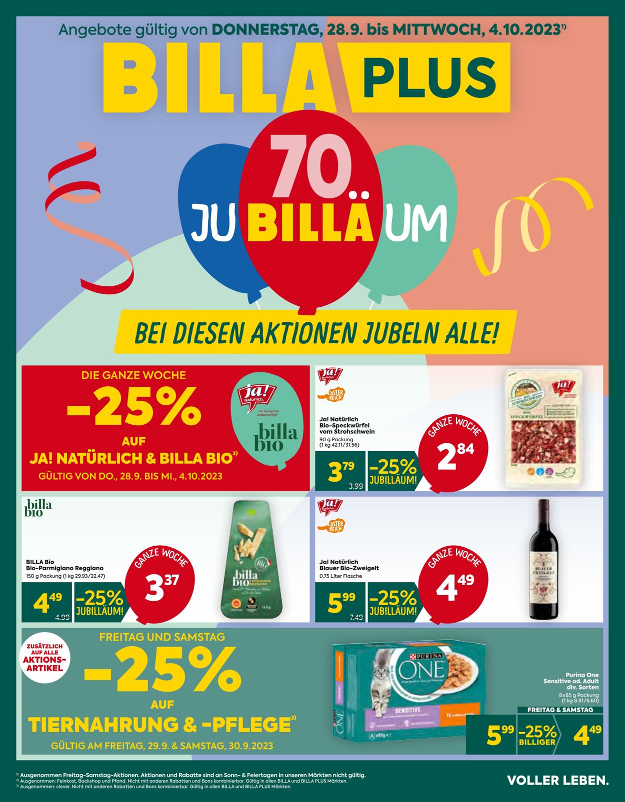Prospekt BILLA PLUS 28.09.2023 - 04.10.2023