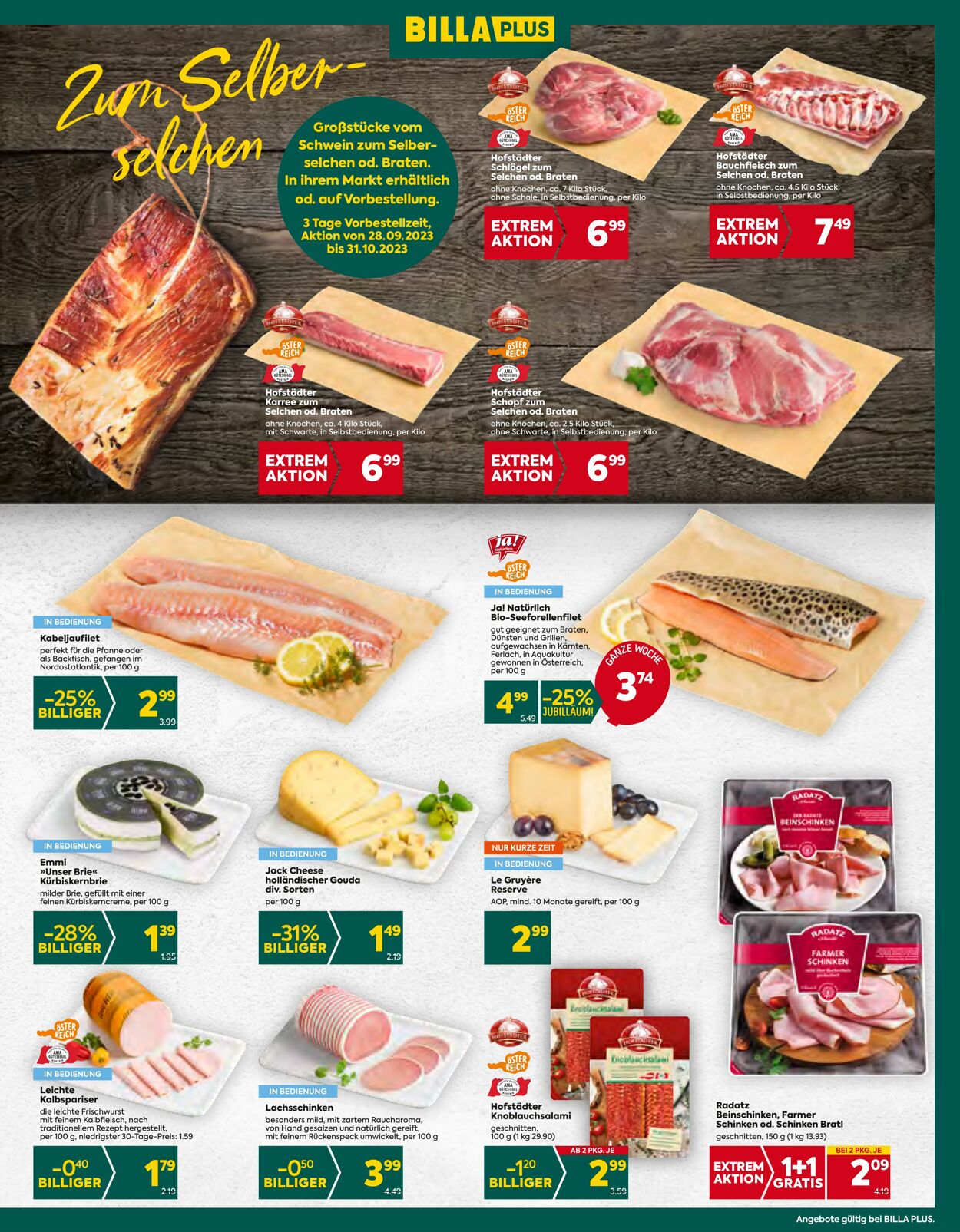 Prospekt BILLA PLUS 28.09.2023 - 04.10.2023