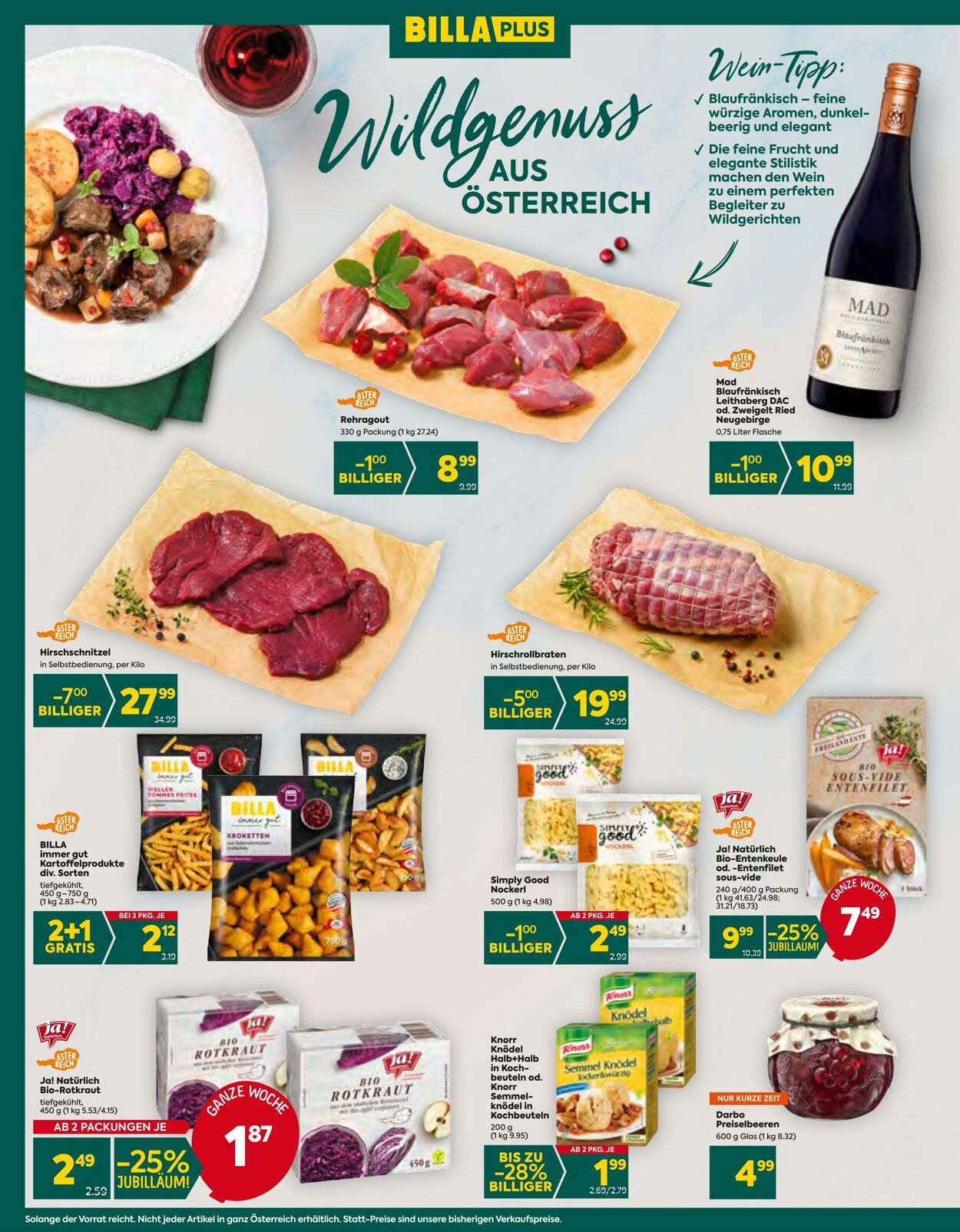 Prospekt BILLA PLUS 28.09.2023 - 04.10.2023