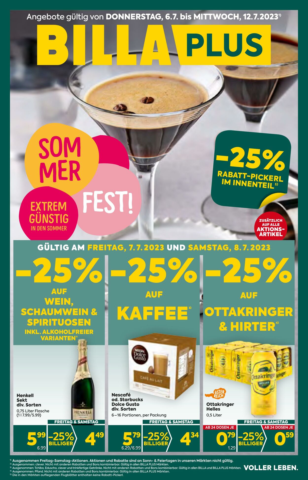 Prospekt BILLA PLUS 06.07.2023 - 12.07.2023