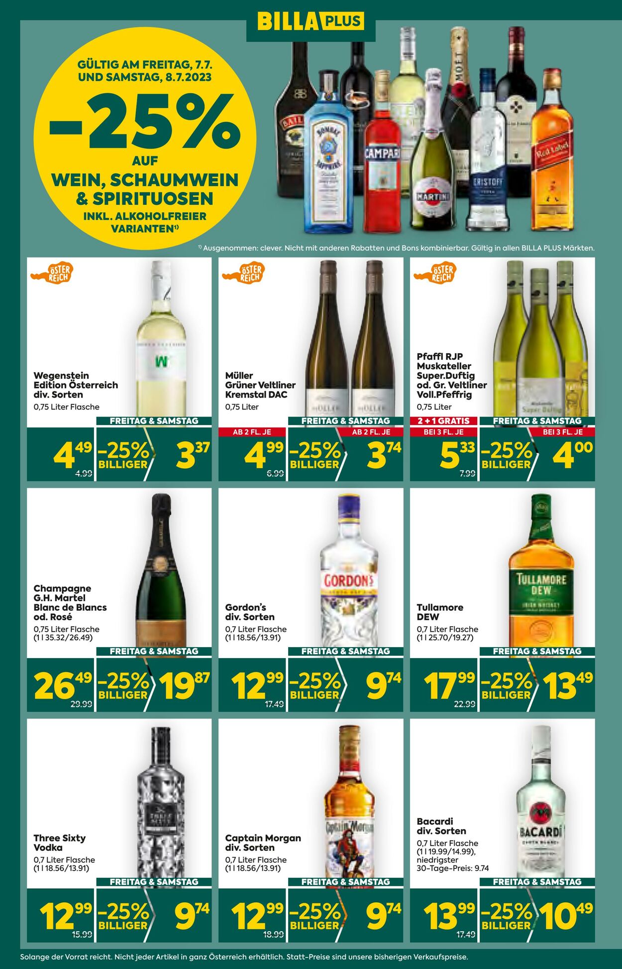 Prospekt BILLA PLUS 06.07.2023 - 12.07.2023